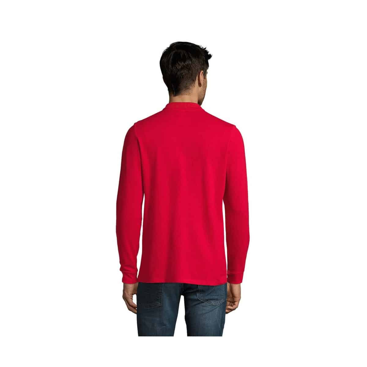 Koszulki polo z logo – perfect men lsl polo 180g perfect lsl men s02087-rd-back PERFECT MEN LSL POLO 180g PERFECT LSL MEN s02087-rd-back