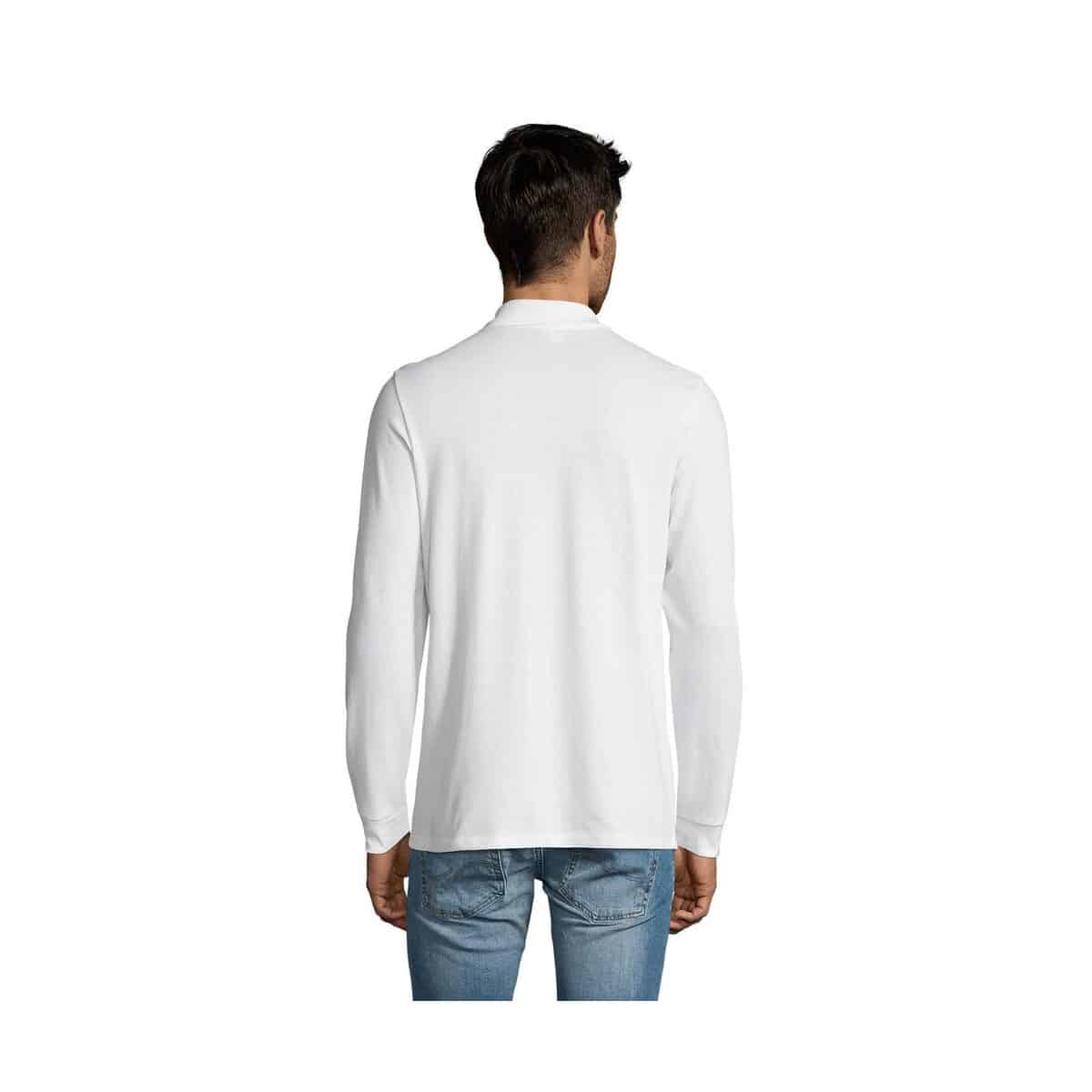 Koszulki polo z logo – perfect men lsl polo 180g perfect lsl men s02087-wh-back PERFECT MEN LSL POLO 180g PERFECT LSL MEN s02087-wh-back