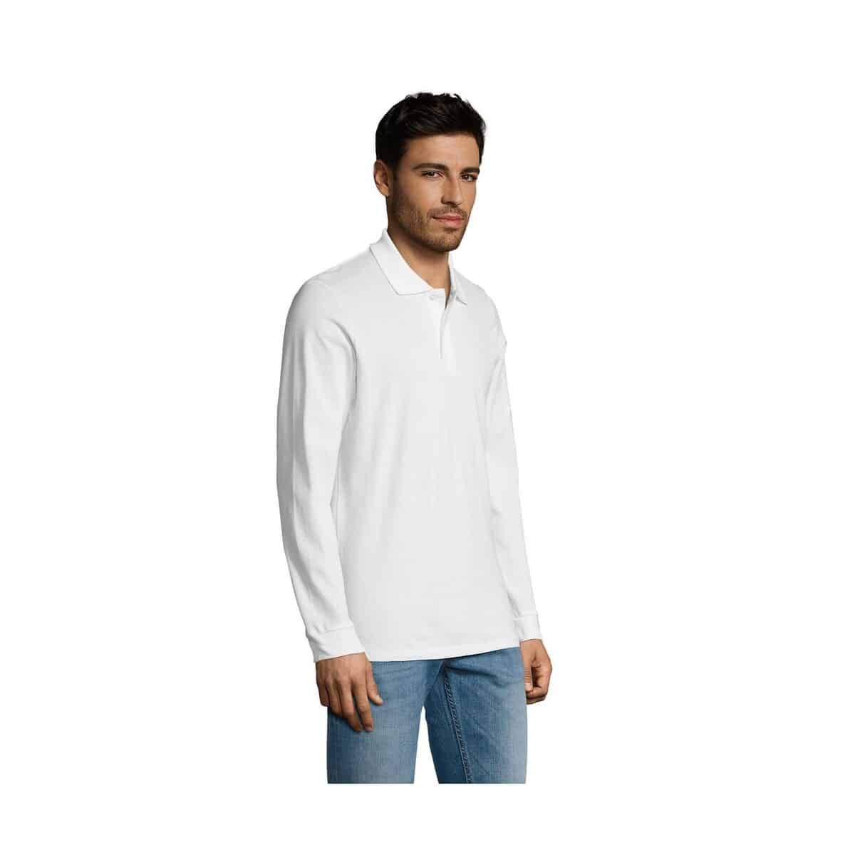 Koszulki polo z logo – perfect men lsl polo 180g perfect lsl men s02087-wh-side PERFECT MEN LSL POLO 180g PERFECT LSL MEN s02087-wh-side