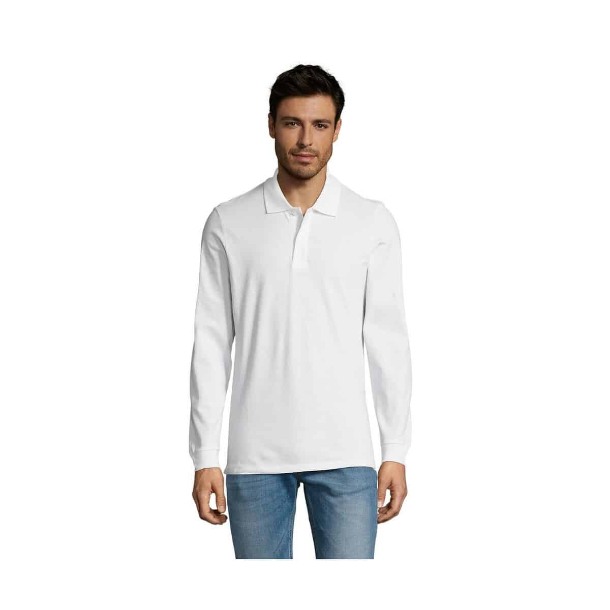 Koszulki polo z logo – perfect men lsl polo 180g perfect lsl men s02087-wh PERFECT MEN LSL POLO 180g PERFECT LSL MEN s02087-wh