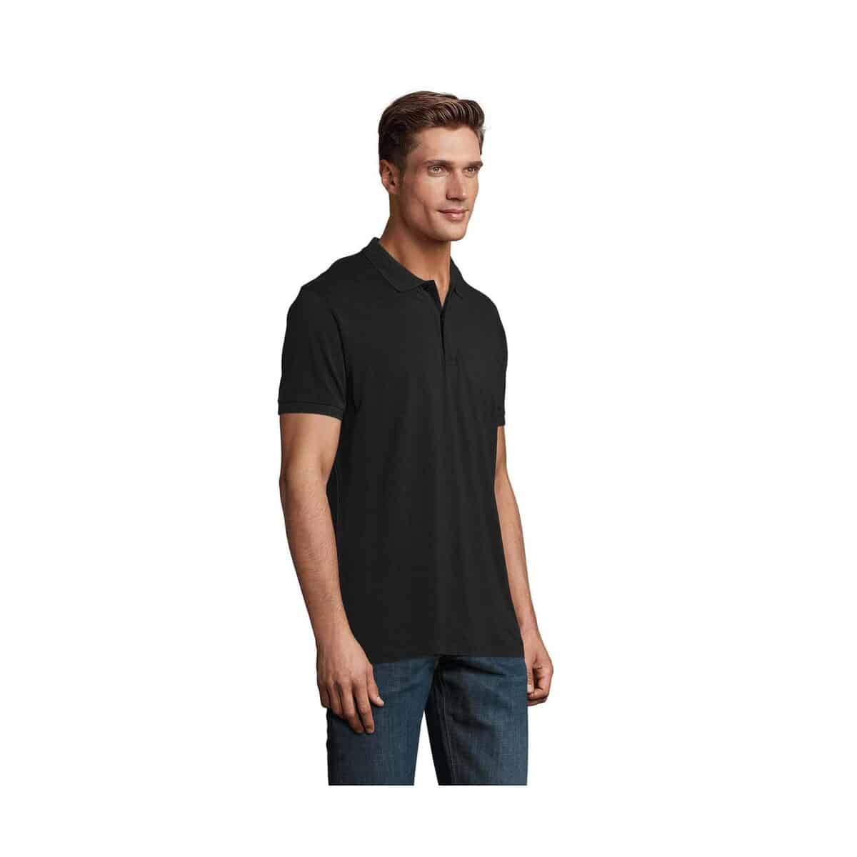 Koszulki polo z logo – planet men polo 170g planet men s03566-bk-back PLANET MEN polo 170g PLANET MEN s03566-bk-back