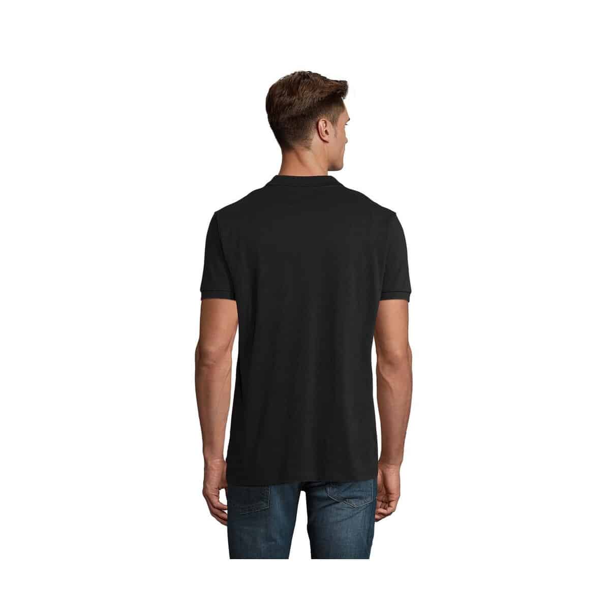 Koszulki polo z logo – planet men polo 170g planet men s03566-bk-side PLANET MEN polo 170g PLANET MEN s03566-bk-side