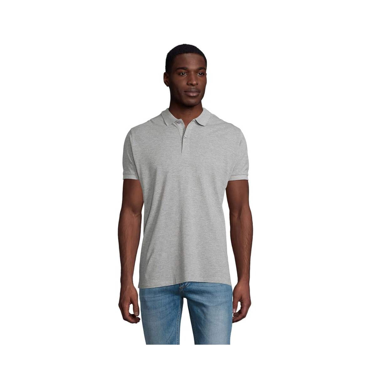 Koszulki polo z logo – planet men polo 170g planet men s03566-gy PLANET MEN polo 170g PLANET MEN s03566-gy