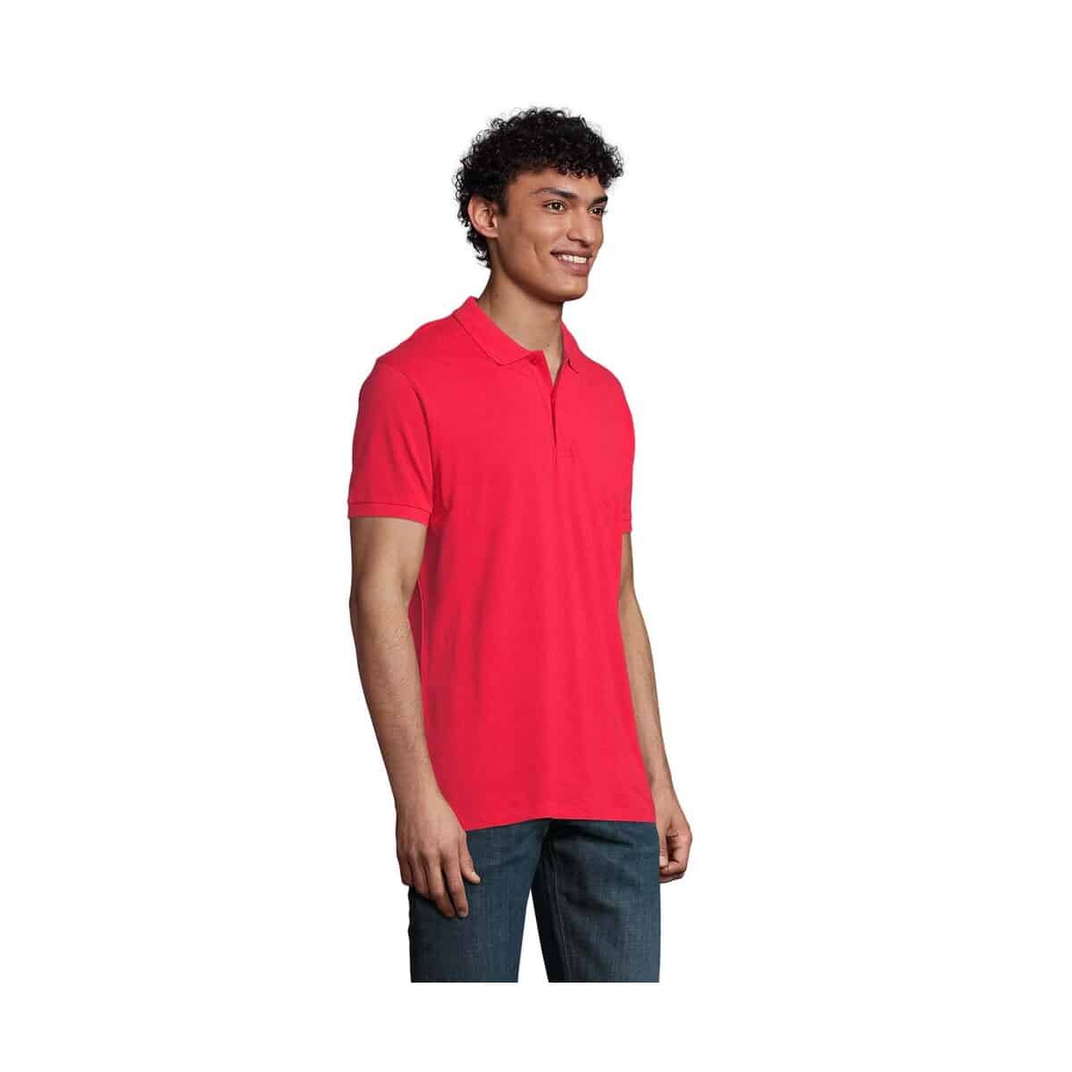 Koszulki polo z logo – planet men polo 170g planet men s03566-rd-back PLANET MEN polo 170g PLANET MEN s03566-rd-back
