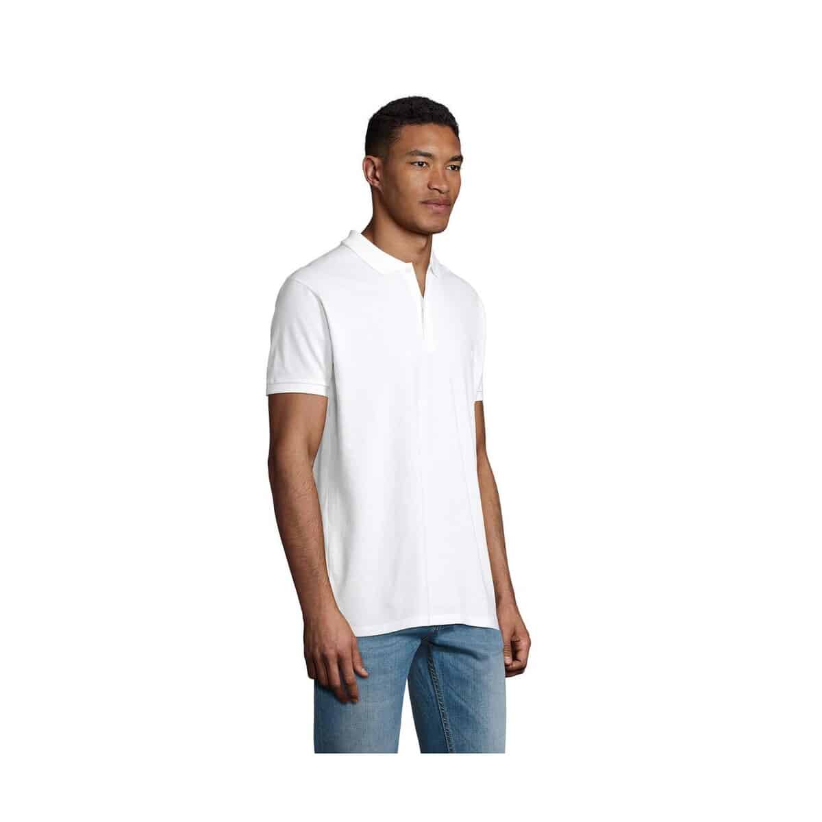 Koszulki polo z logo – planet men polo 170g planet men s03566-wh-back PLANET MEN polo 170g PLANET MEN s03566-wh-back