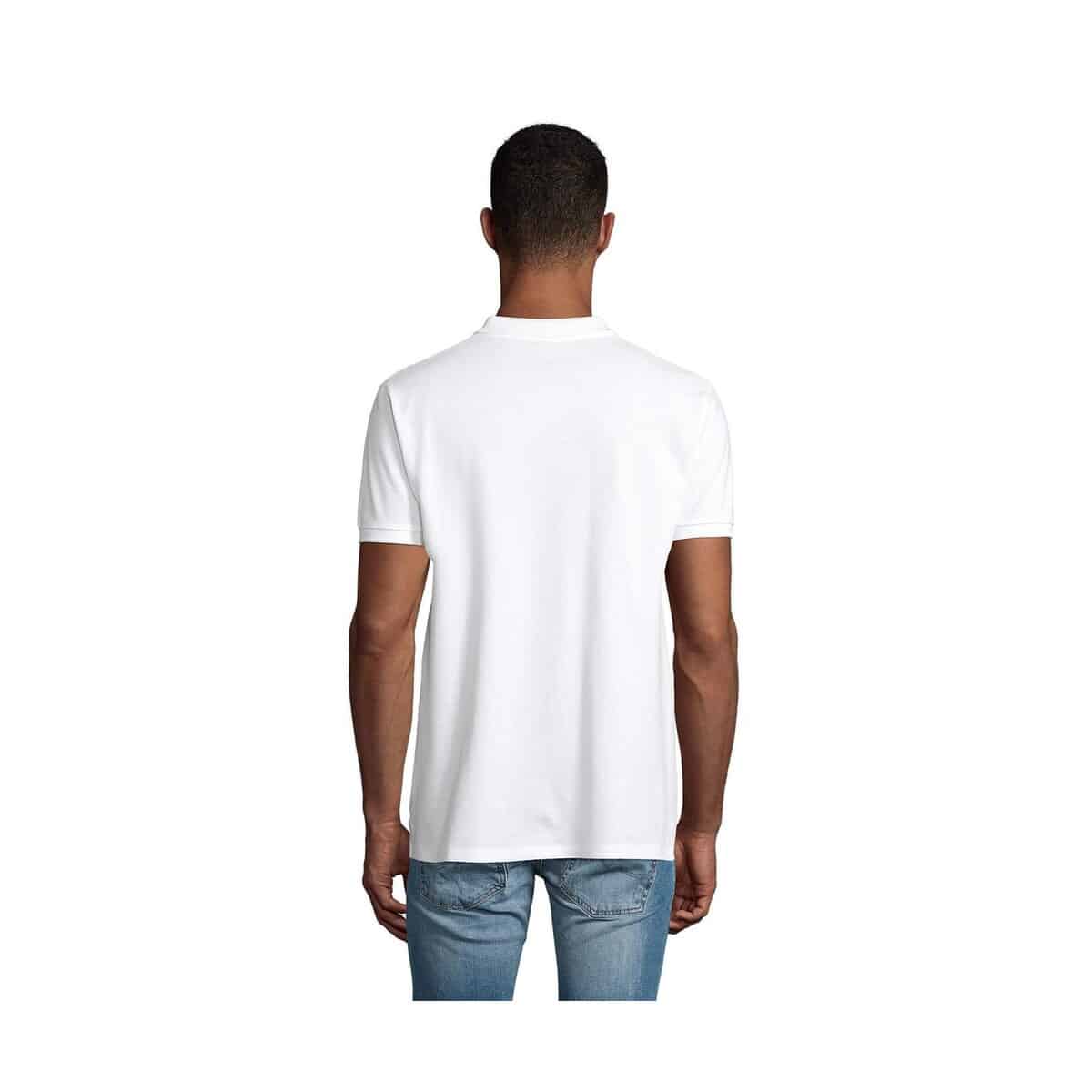 Koszulki polo z logo – planet men polo 170g planet men s03566-wh-side PLANET MEN polo 170g PLANET MEN s03566-wh-side