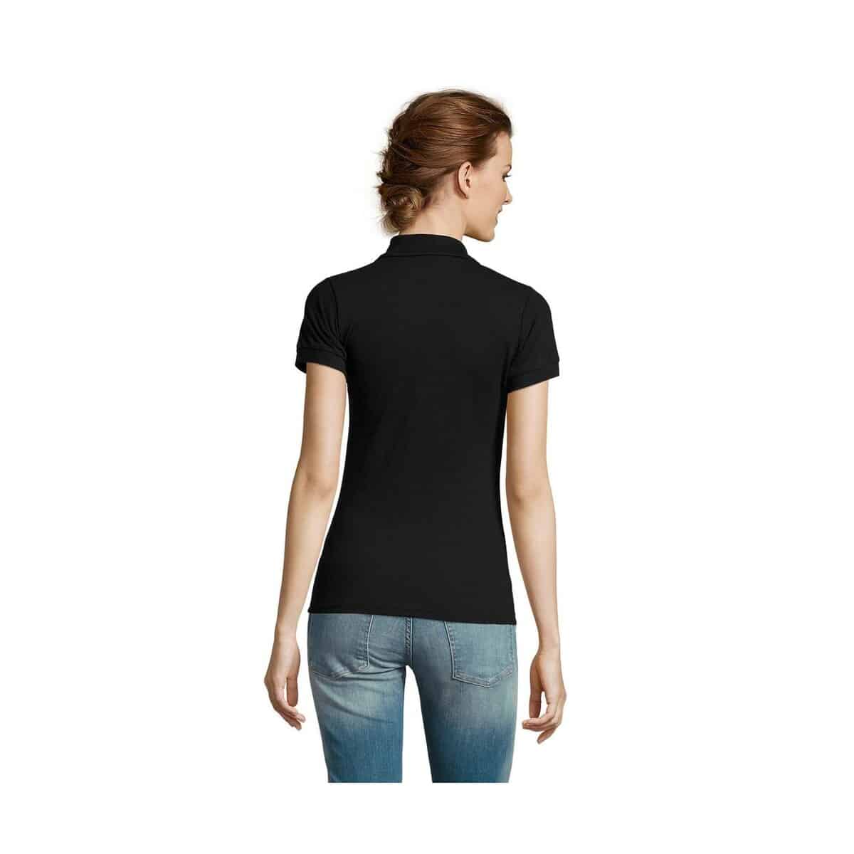 Koszulki polo z logo – prime damskie polo 200g prime women s00573-bk-back PRIME Damskie POLO 200g PRIME WOMEN s00573-bk-back
