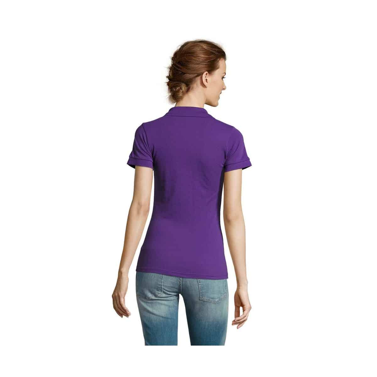 Koszulki polo z logo – prime damskie polo 200g prime women s00573-da-back PRIME Damskie POLO 200g PRIME WOMEN s00573-da-back