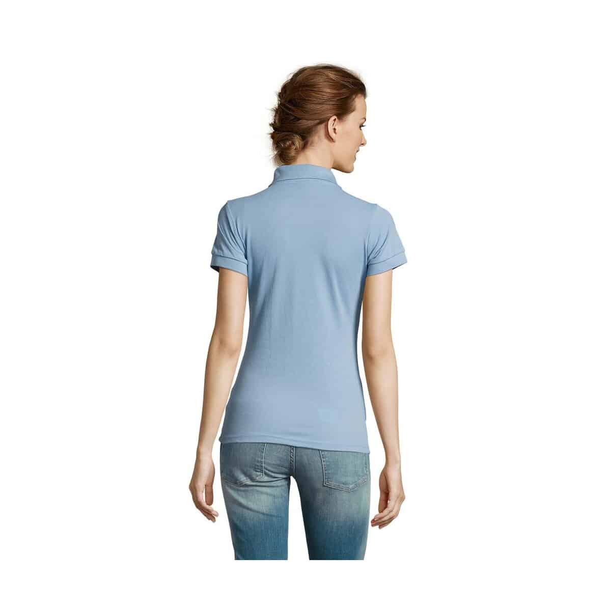 Koszulki polo z logo – prime damskie polo 200g prime women s00573-sp-back PRIME Damskie POLO 200g PRIME WOMEN s00573-sp-back