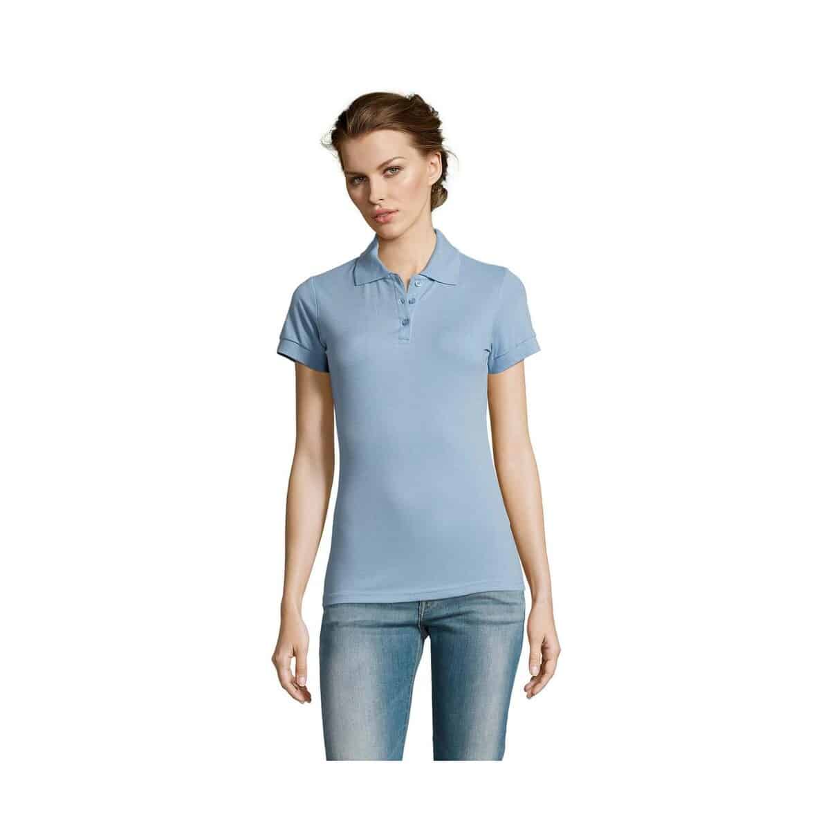 Koszulki polo z logo – prime damskie polo 200g prime women s00573-sp PRIME Damskie POLO 200g PRIME WOMEN s00573-sp