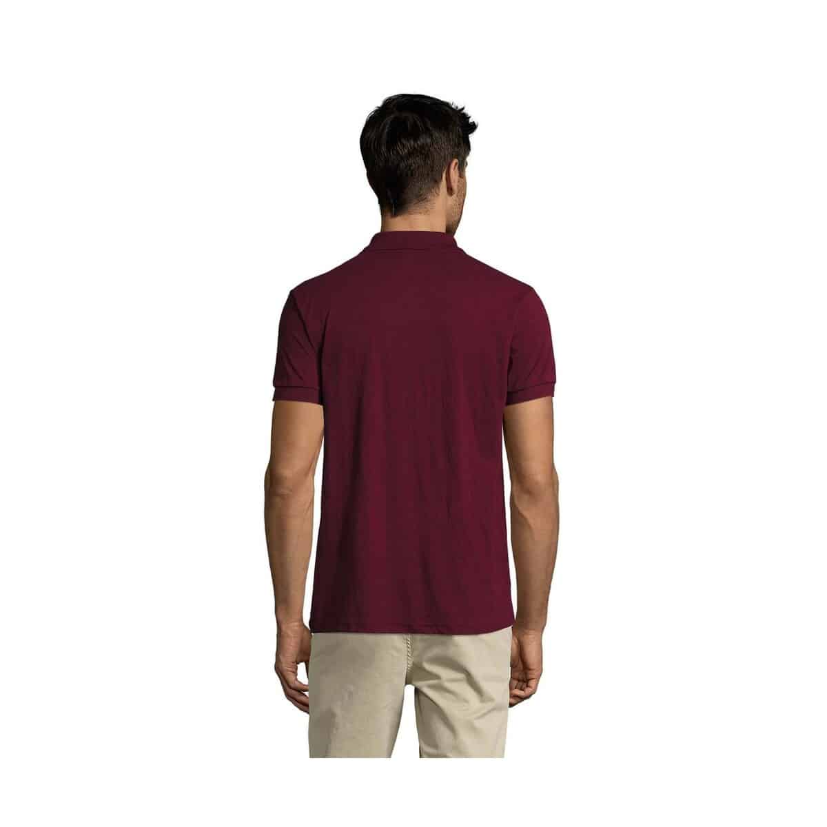Koszulki polo z logo – prime męskie polo 200g prime men s00571-bg-back PRIME Męskie polo 200g PRIME MEN s00571-bg-back