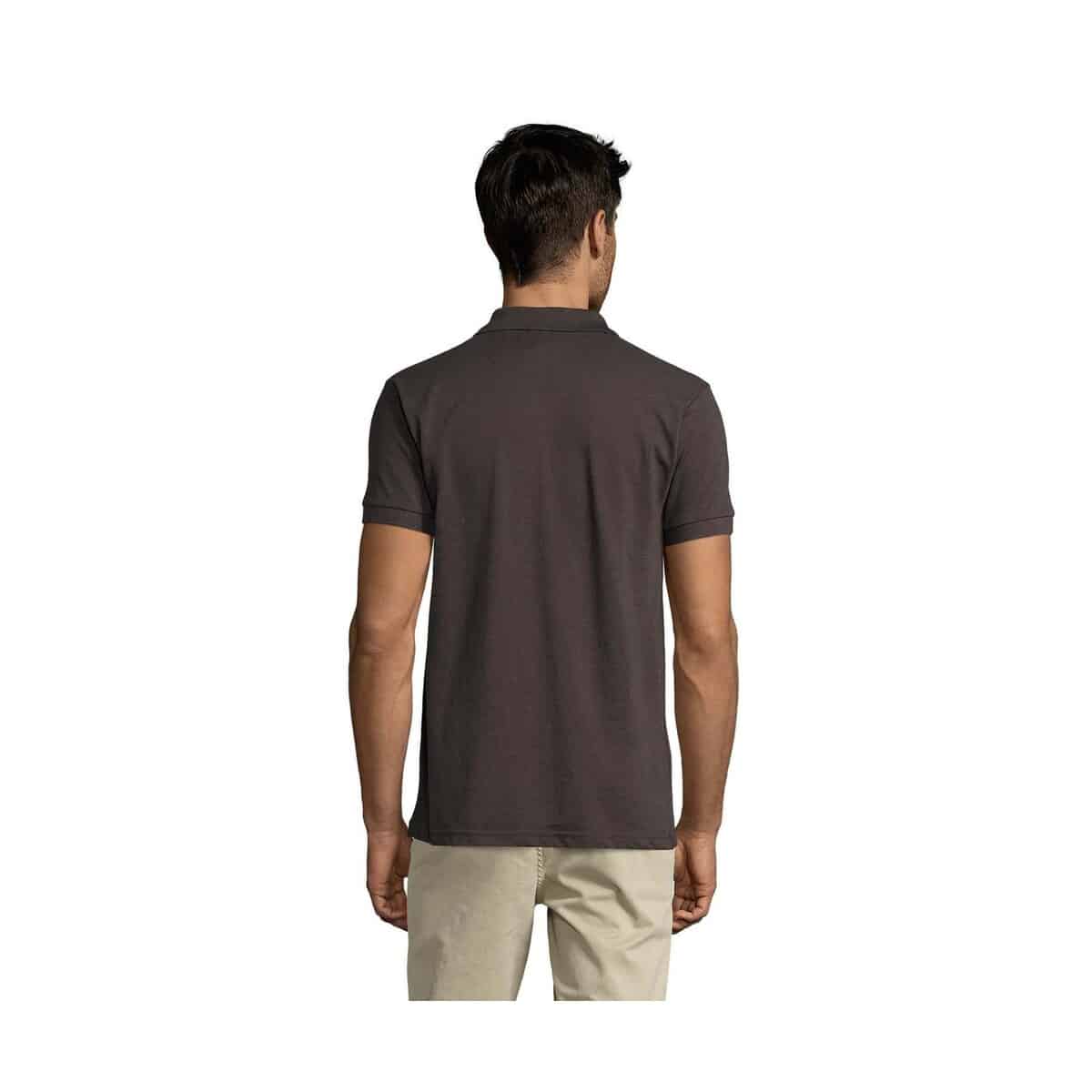 Koszulki polo z logo – prime męskie polo 200g prime men s00571-dg-back PRIME Męskie polo 200g PRIME MEN s00571-dg-back