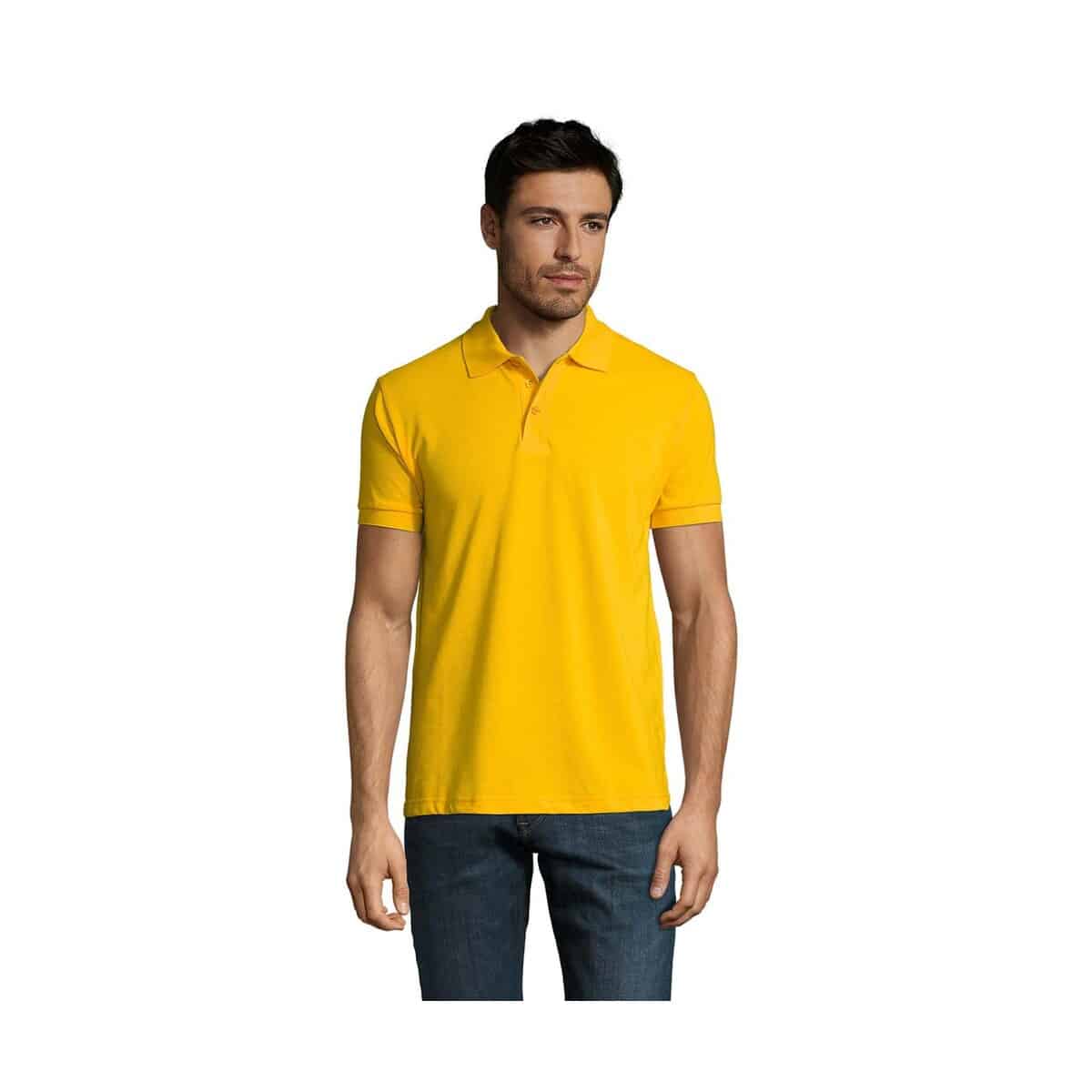 Koszulki polo z logo – prime męskie polo 200g prime men s00571-go PRIME Męskie polo 200g PRIME MEN s00571-go
