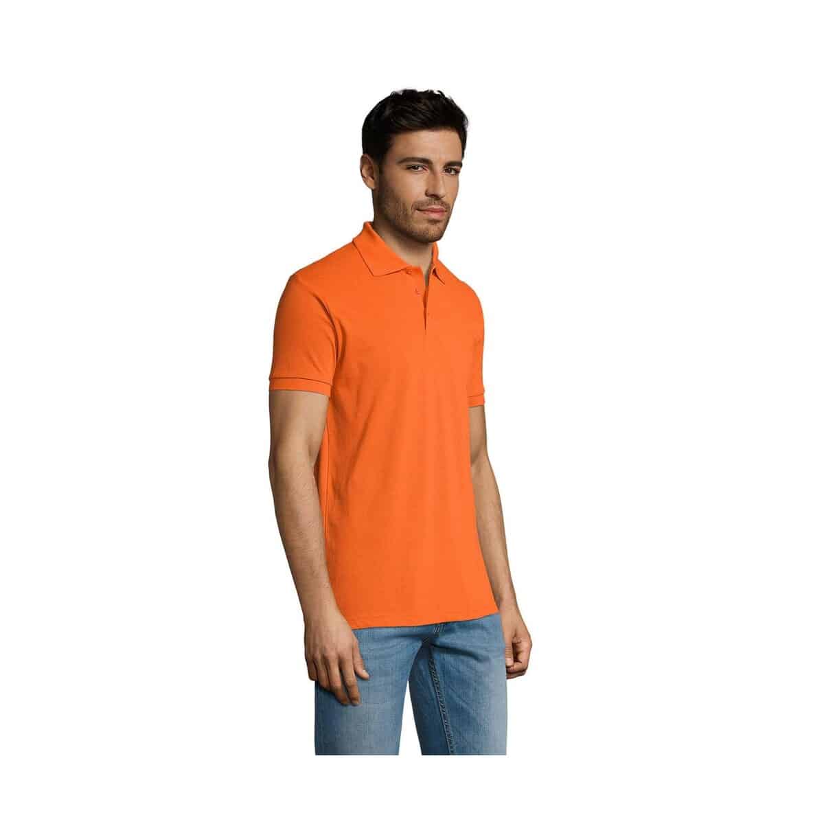 Koszulki polo z logo – prime męskie polo 200g prime men s00571-or-side PRIME Męskie polo 200g PRIME MEN s00571-or-side