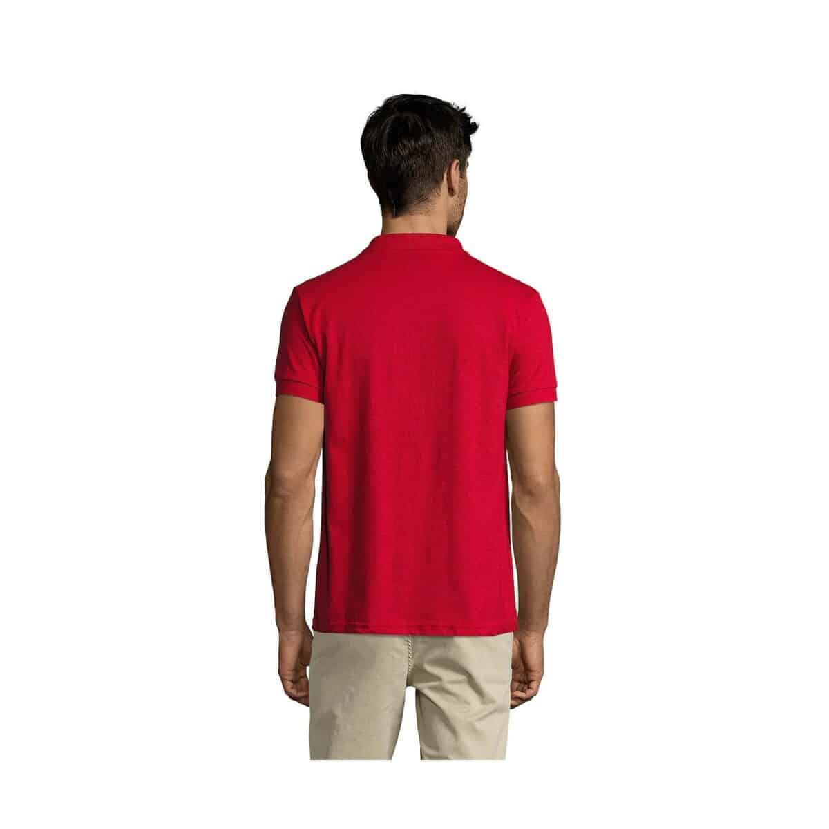 Koszulki polo z logo – prime męskie polo 200g prime men s00571-rd-back PRIME Męskie polo 200g PRIME MEN s00571-rd-back