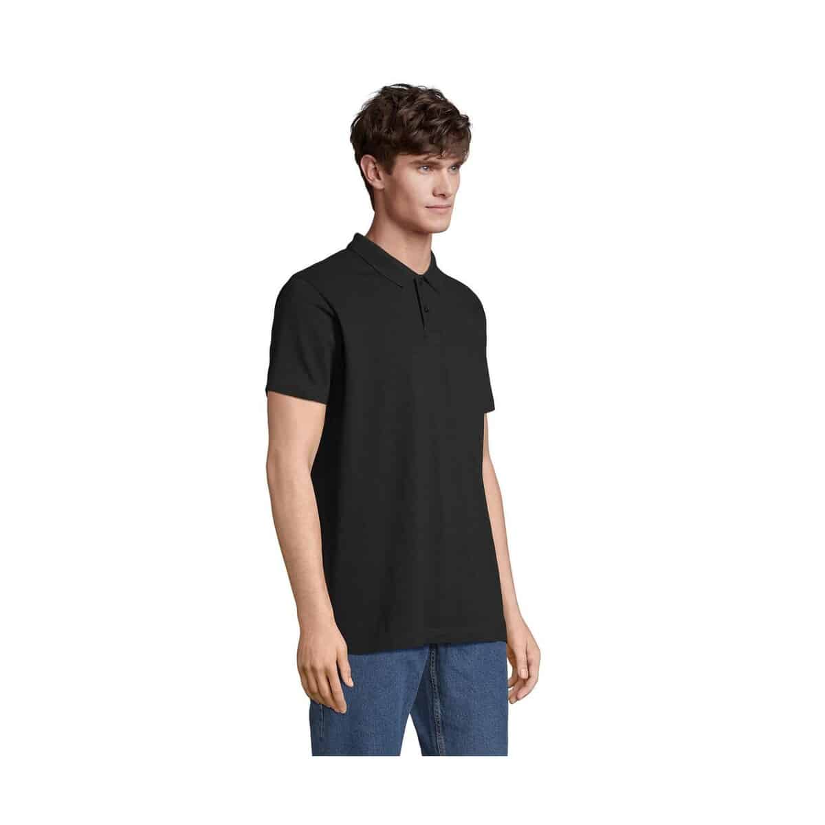 Koszulki polo z logo – pulse unisex polo pulse s04502-bk-side PULSE UNISEX POLO PULSE s04502-bk-side