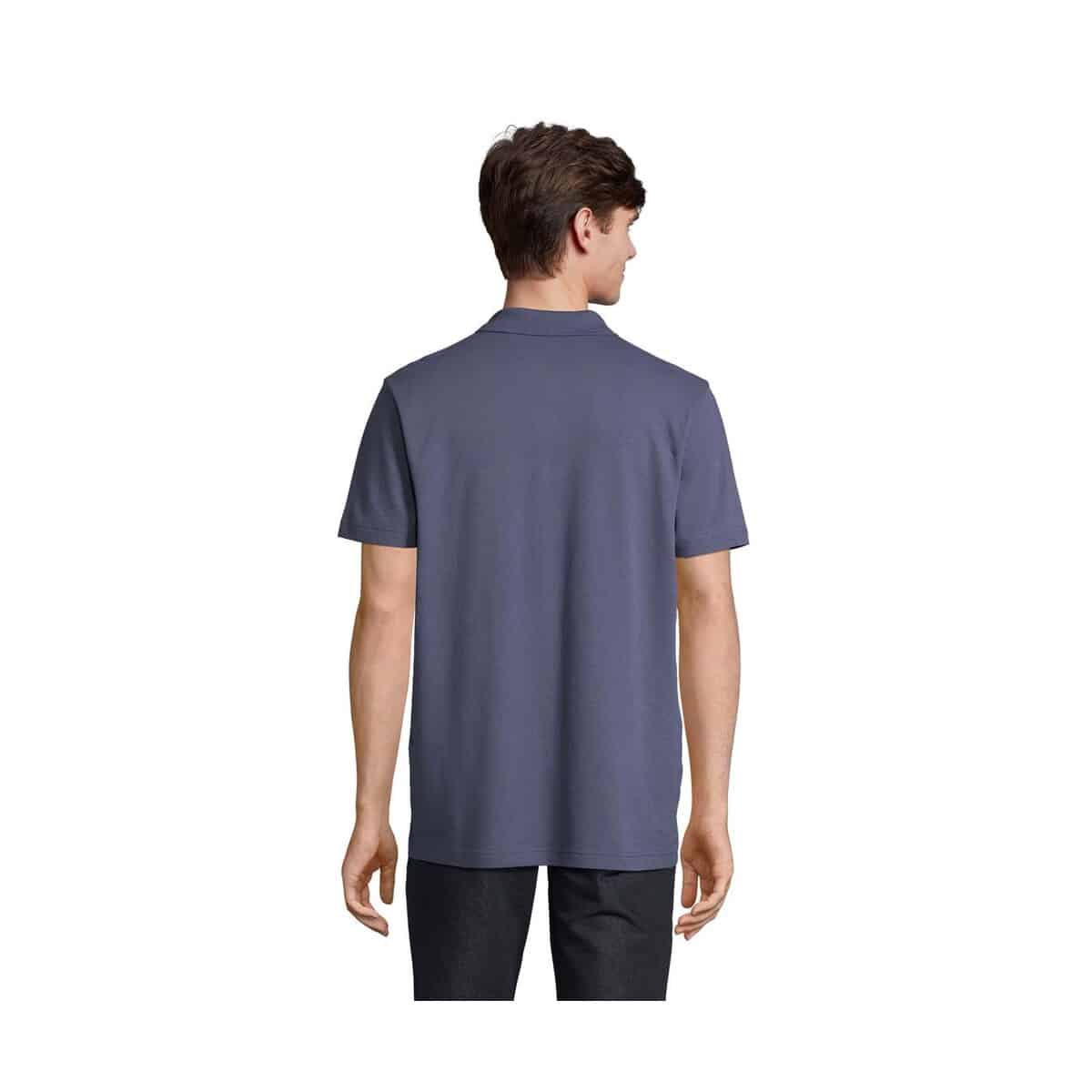 Koszulki polo z logo – pulse unisex polo pulse s04502-dm-back PULSE UNISEX POLO PULSE s04502-dm-back