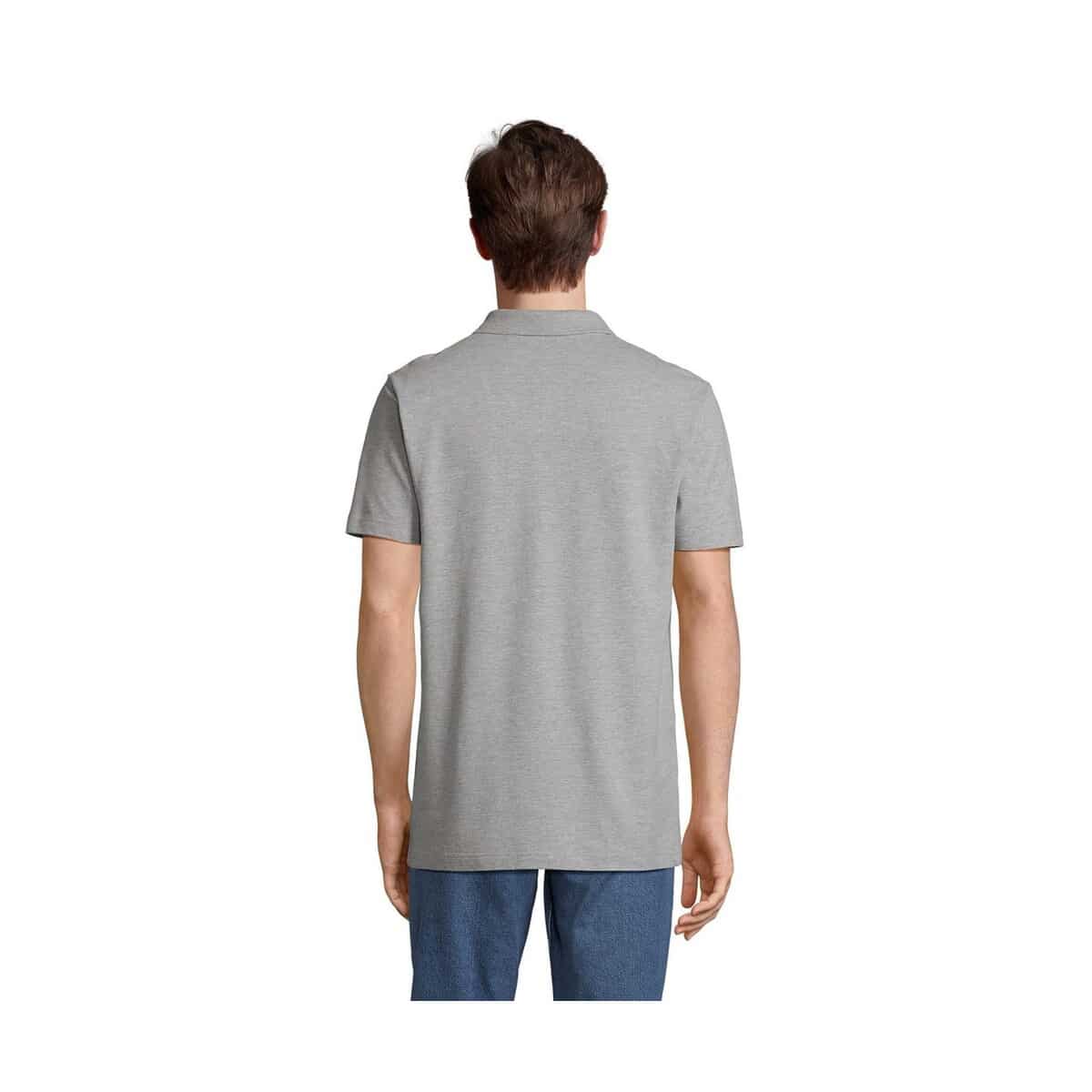 Koszulki polo z logo – pulse unisex polo pulse s04502-gy-back PULSE UNISEX POLO PULSE s04502-gy-back