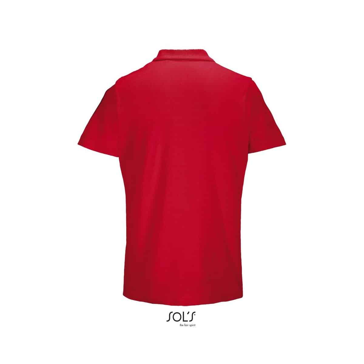 Koszulki polo z logo – pulse unisex polo pulse s04502-rd-back PULSE UNISEX POLO PULSE s04502-rd-back