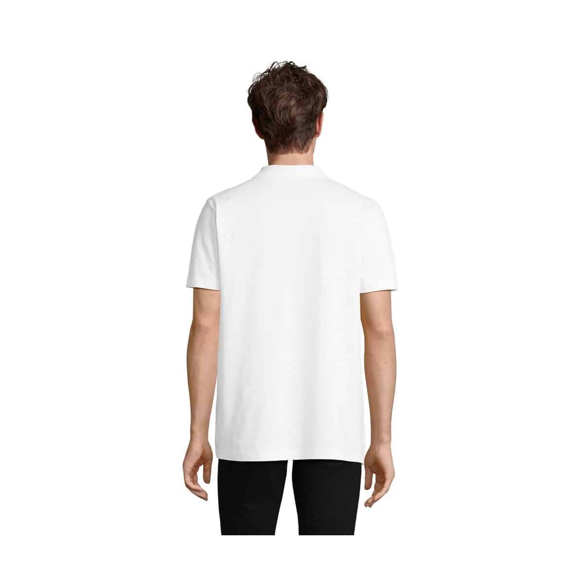 Koszulki polo z logo – pulse unisex polo pulse s04502-wh-back PULSE UNISEX POLO PULSE s04502-wh-back
