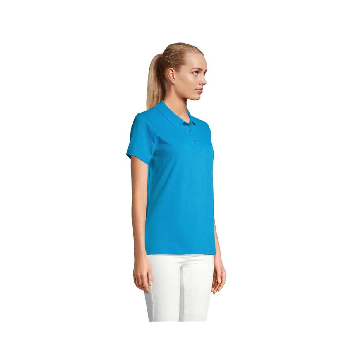 Koszulki polo z logo – pulse women polo pulse women s04501-aq-side PULSE WOMEN POLO PULSE WOMEN s04501-aq-side