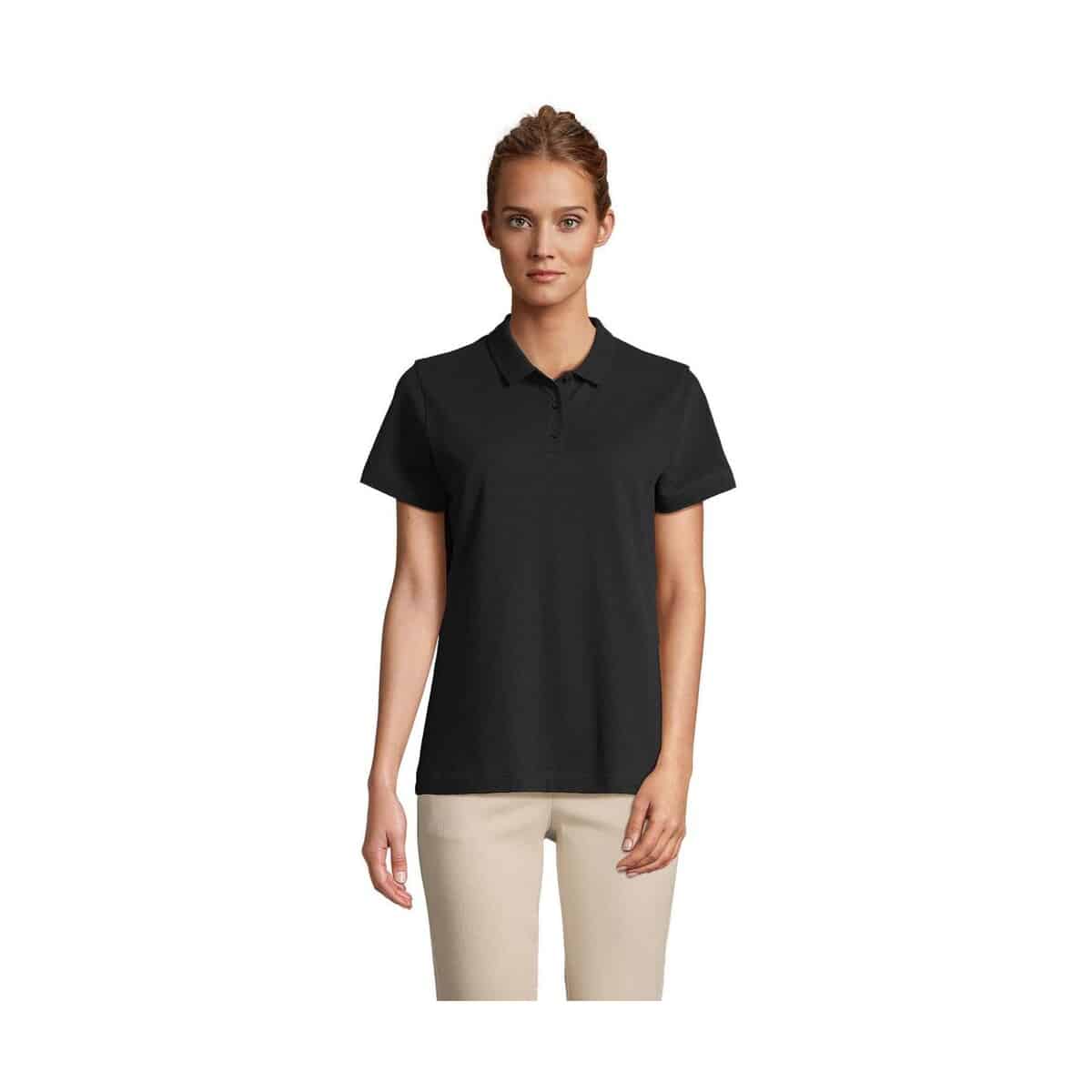 Koszulki polo z logo – pulse women polo pulse women s04501-bk PULSE WOMEN POLO PULSE WOMEN s04501-bk