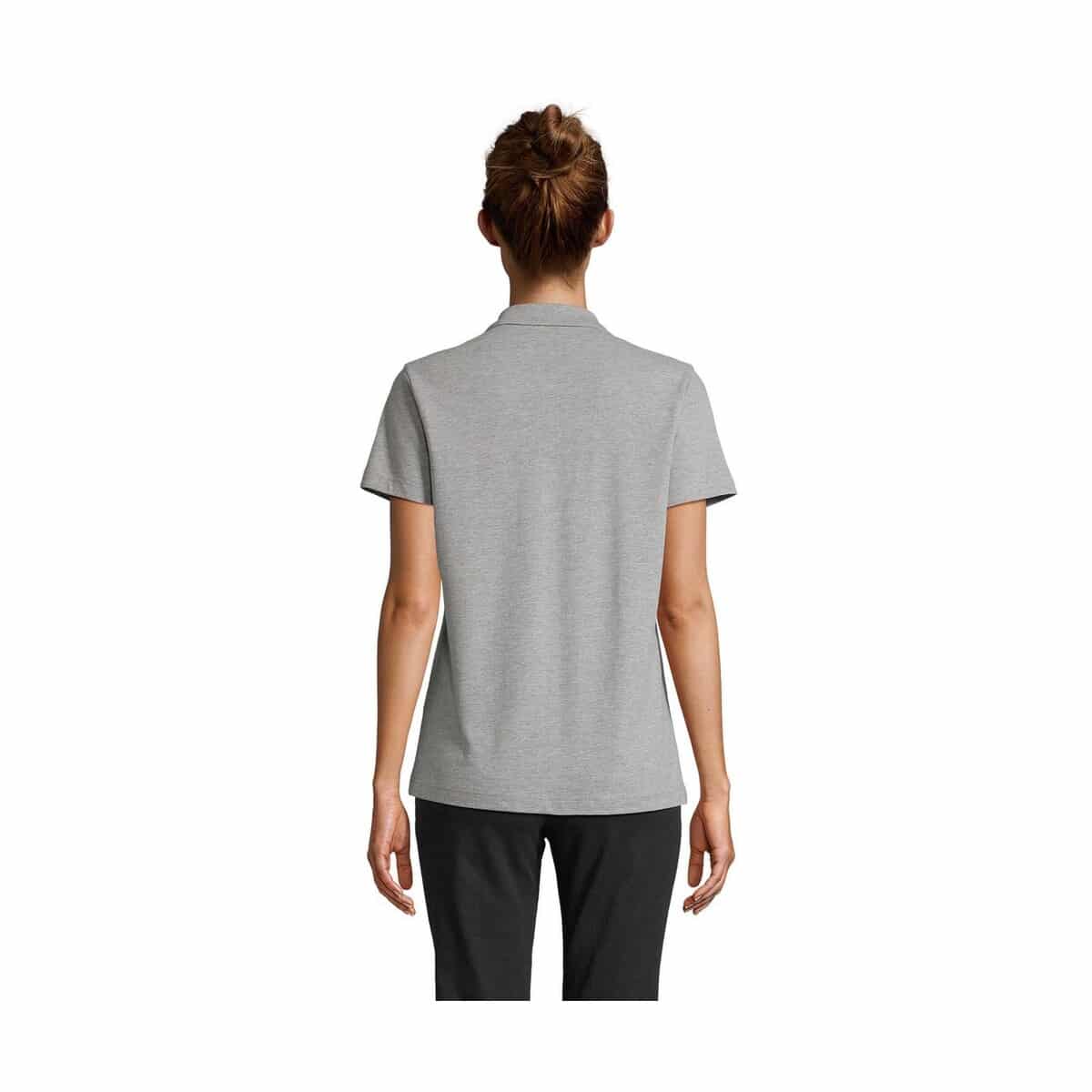 Koszulki polo z logo – pulse women polo pulse women s04501-gy-back PULSE WOMEN POLO PULSE WOMEN s04501-gy-back
