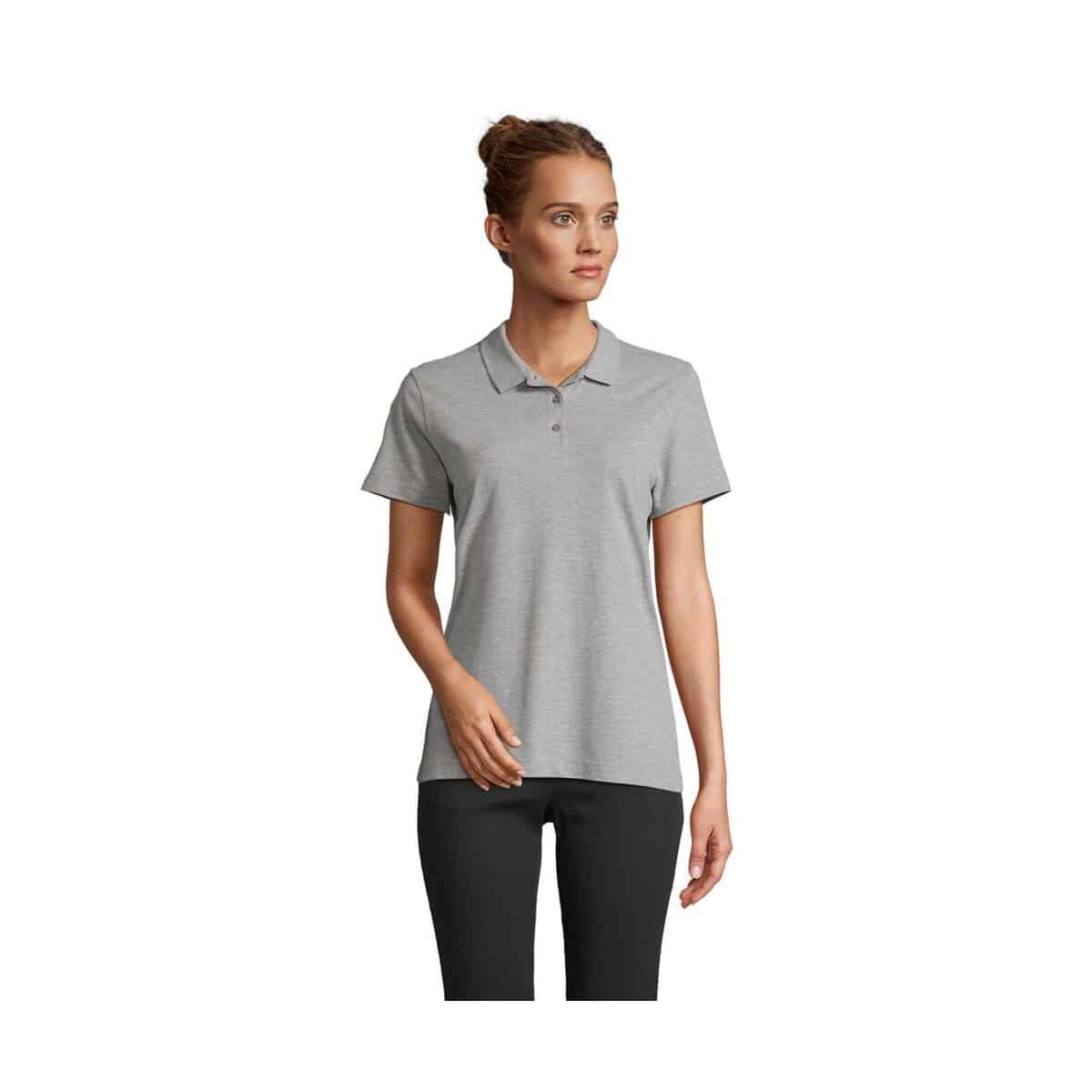 Koszulki polo z logo – pulse women polo pulse women s04501-gy PULSE WOMEN POLO PULSE WOMEN s04501-gy