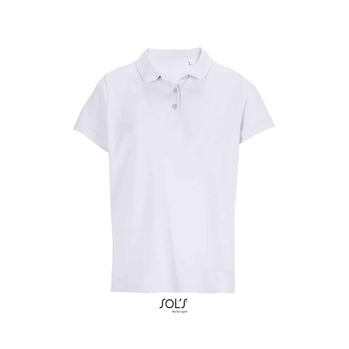 Koszulki polo z logo – pulse women polo pulse women s04501-wh PULSE WOMEN POLO PULSE WOMEN s04501-wh