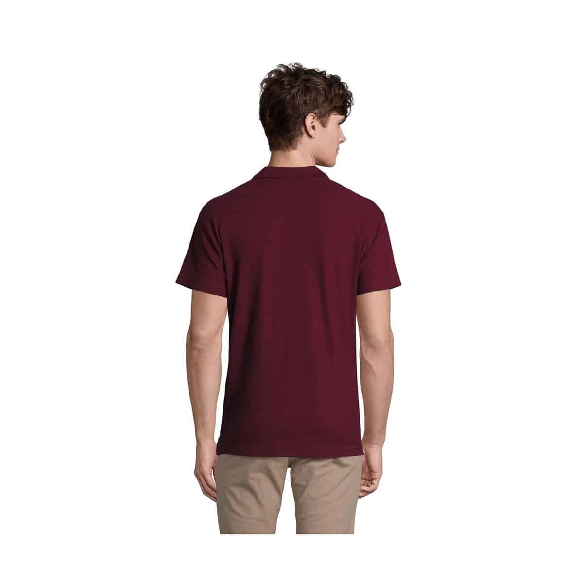 Koszulki polo z logo – spring ii men polo 210g spring ii s11362-bg-back SPRING II MEN Polo 210g SPRING II s11362-bg-back