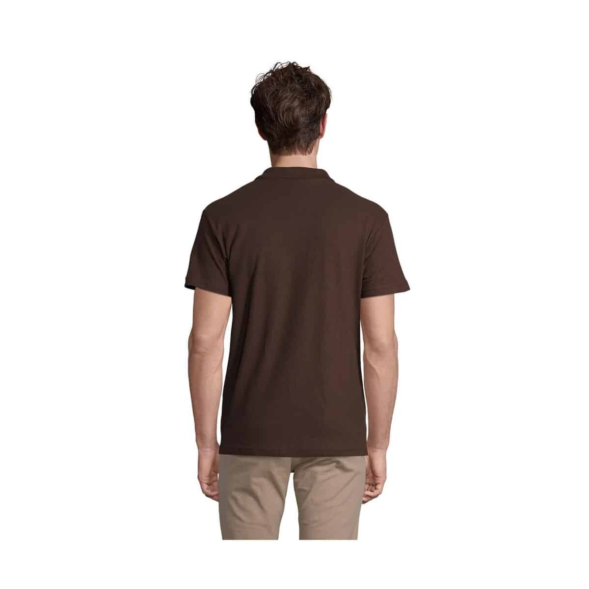 Koszulki polo z logo – spring ii men polo 210g spring ii s11362-ch-back SPRING II MEN Polo 210g SPRING II s11362-ch-back