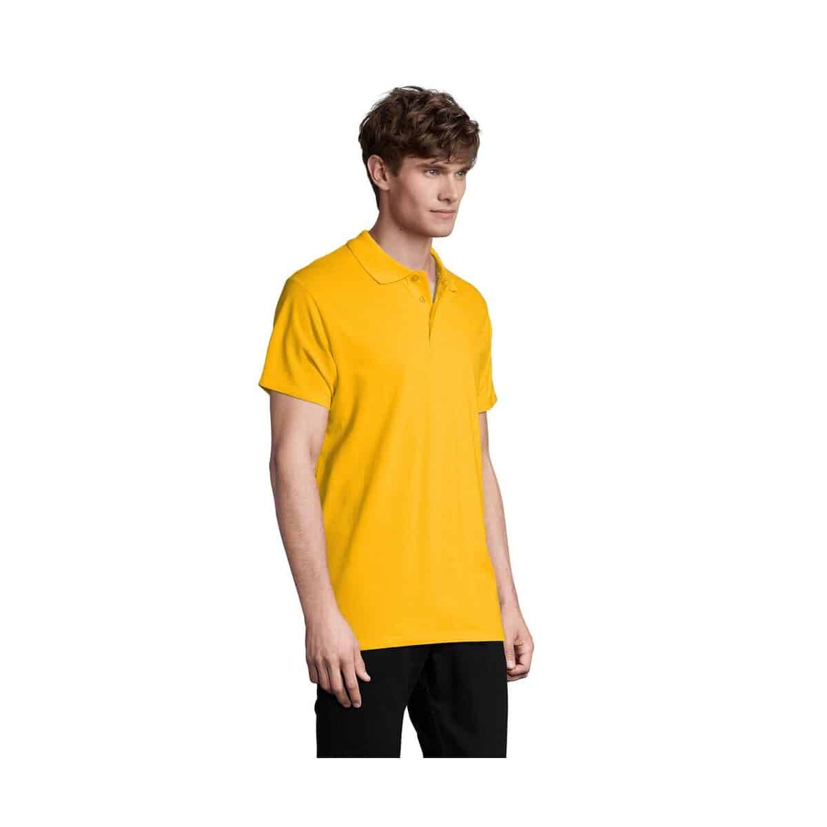 Koszulki polo z logo – spring ii men polo 210g spring ii s11362-go-side SPRING II MEN Polo 210g SPRING II s11362-go-side