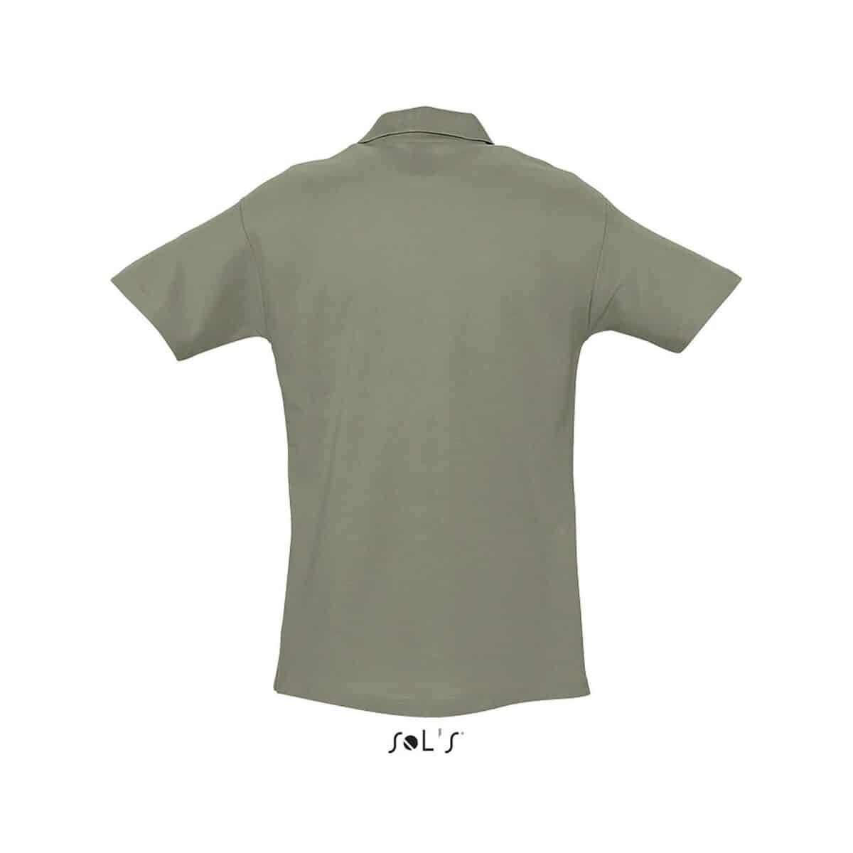 Koszulki polo z logo – spring ii men polo 210g spring ii s11362-kh-back SPRING II MEN Polo 210g SPRING II s11362-kh-back