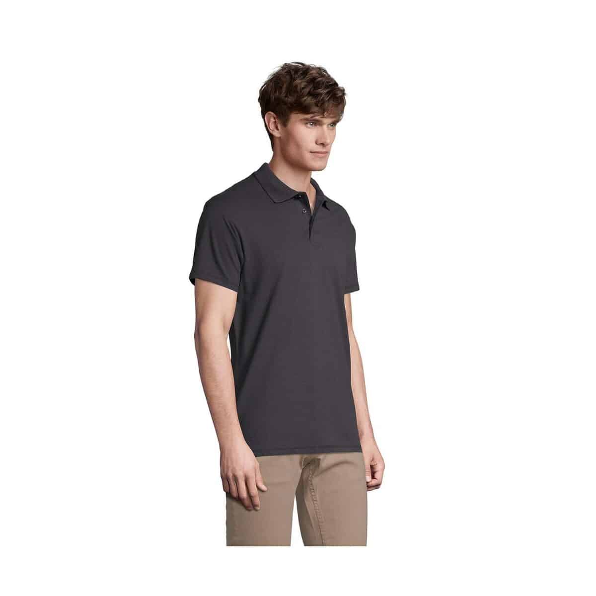 Koszulki polo z logo – spring ii men polo 210g spring ii s11362-mu-side SPRING II MEN Polo 210g SPRING II s11362-mu-side