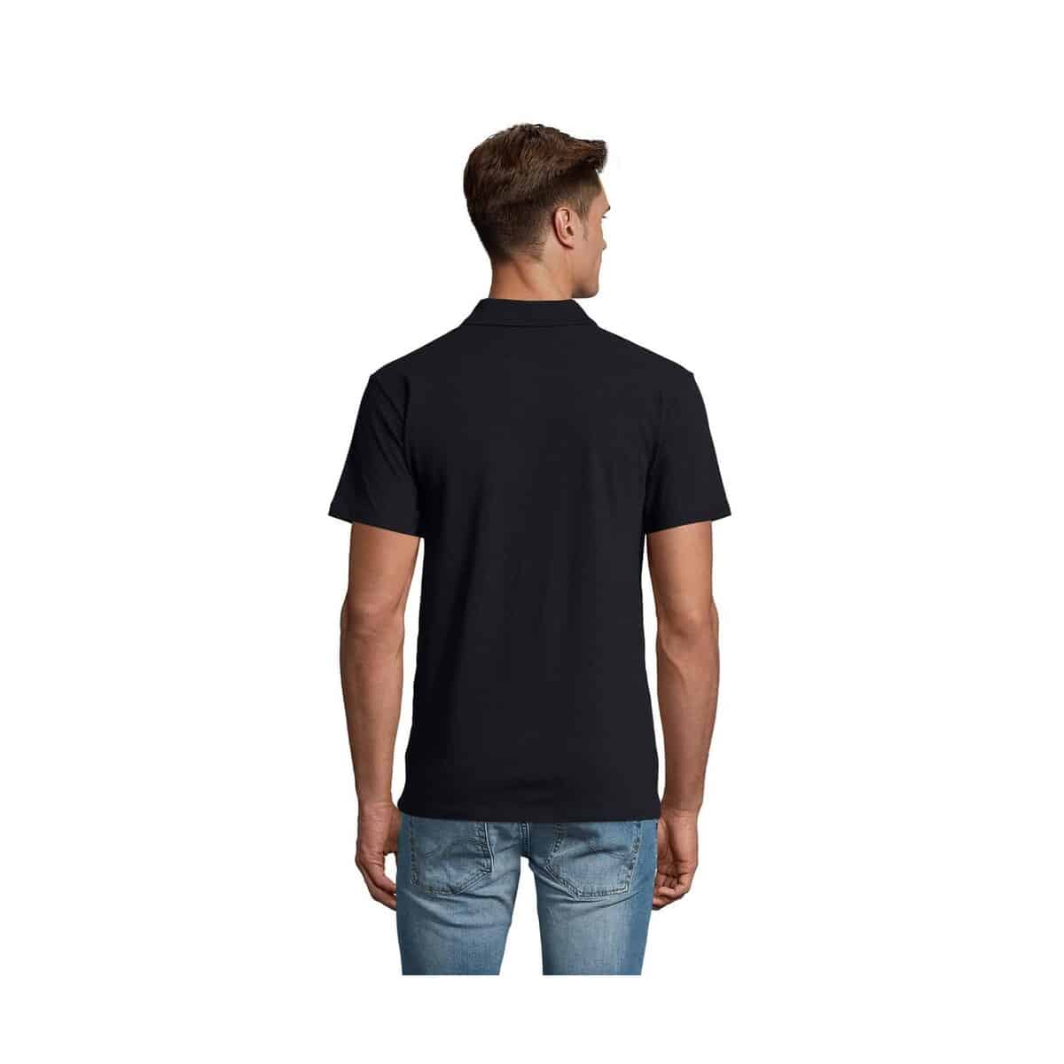 Koszulki polo z logo – spring ii men polo 210g spring ii s11362-ny-back SPRING II MEN Polo 210g SPRING II s11362-ny-back