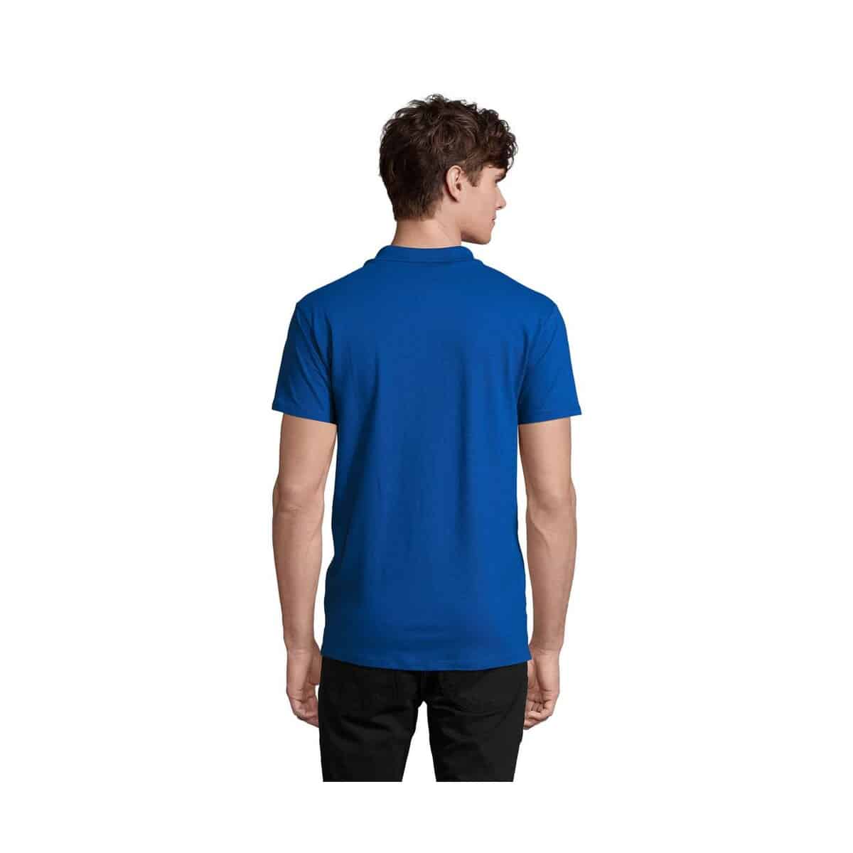 Koszulki polo z logo – spring ii men polo 210g spring ii s11362-rb-back SPRING II MEN Polo 210g SPRING II s11362-rb-back