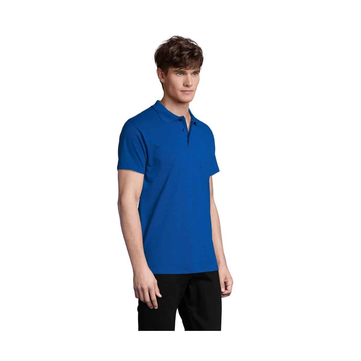 Koszulki polo z logo – spring ii men polo 210g spring ii s11362-rb-side SPRING II MEN Polo 210g SPRING II s11362-rb-side