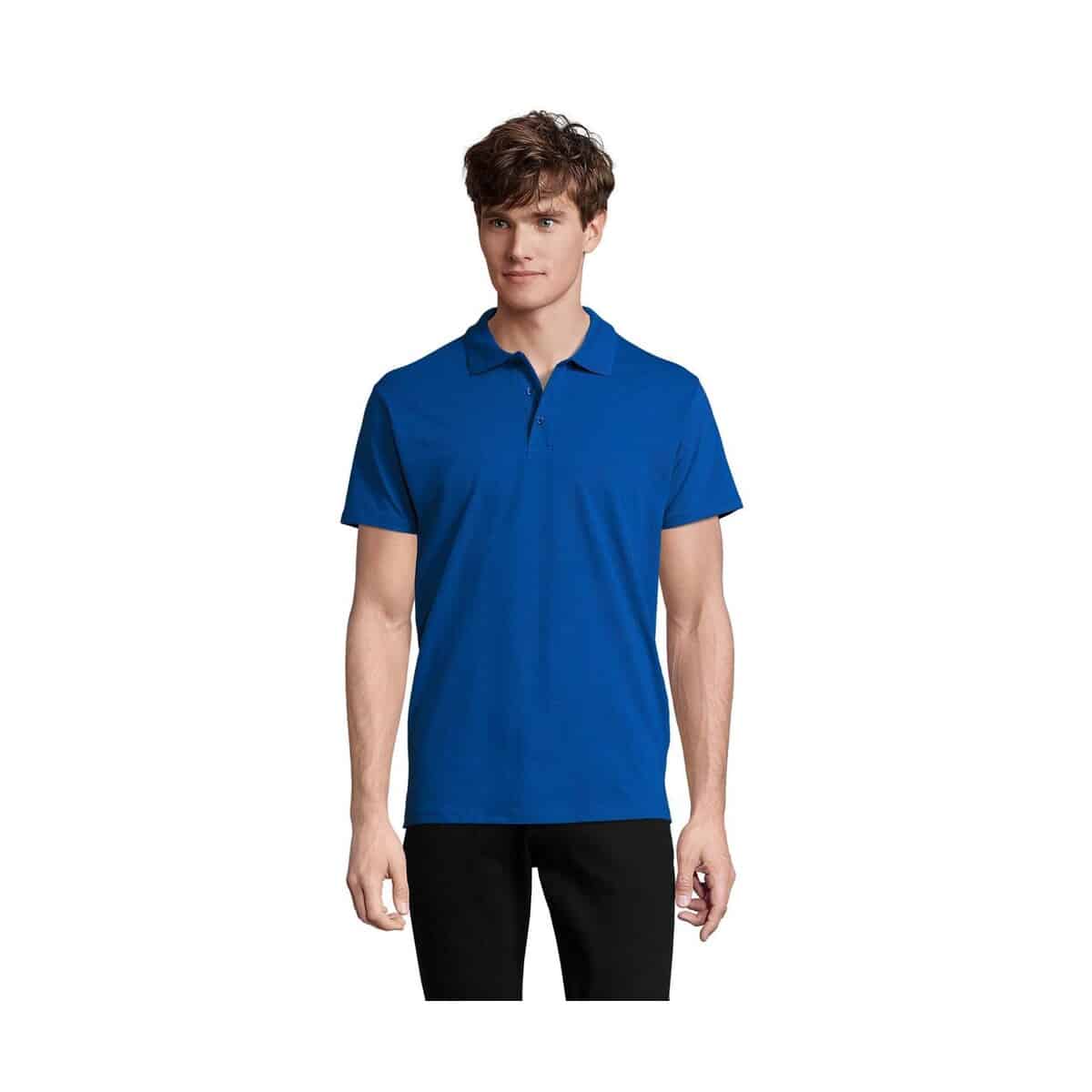 Koszulki polo z logo – spring ii men polo 210g spring ii s11362-rb SPRING II MEN Polo 210g SPRING II s11362-rb