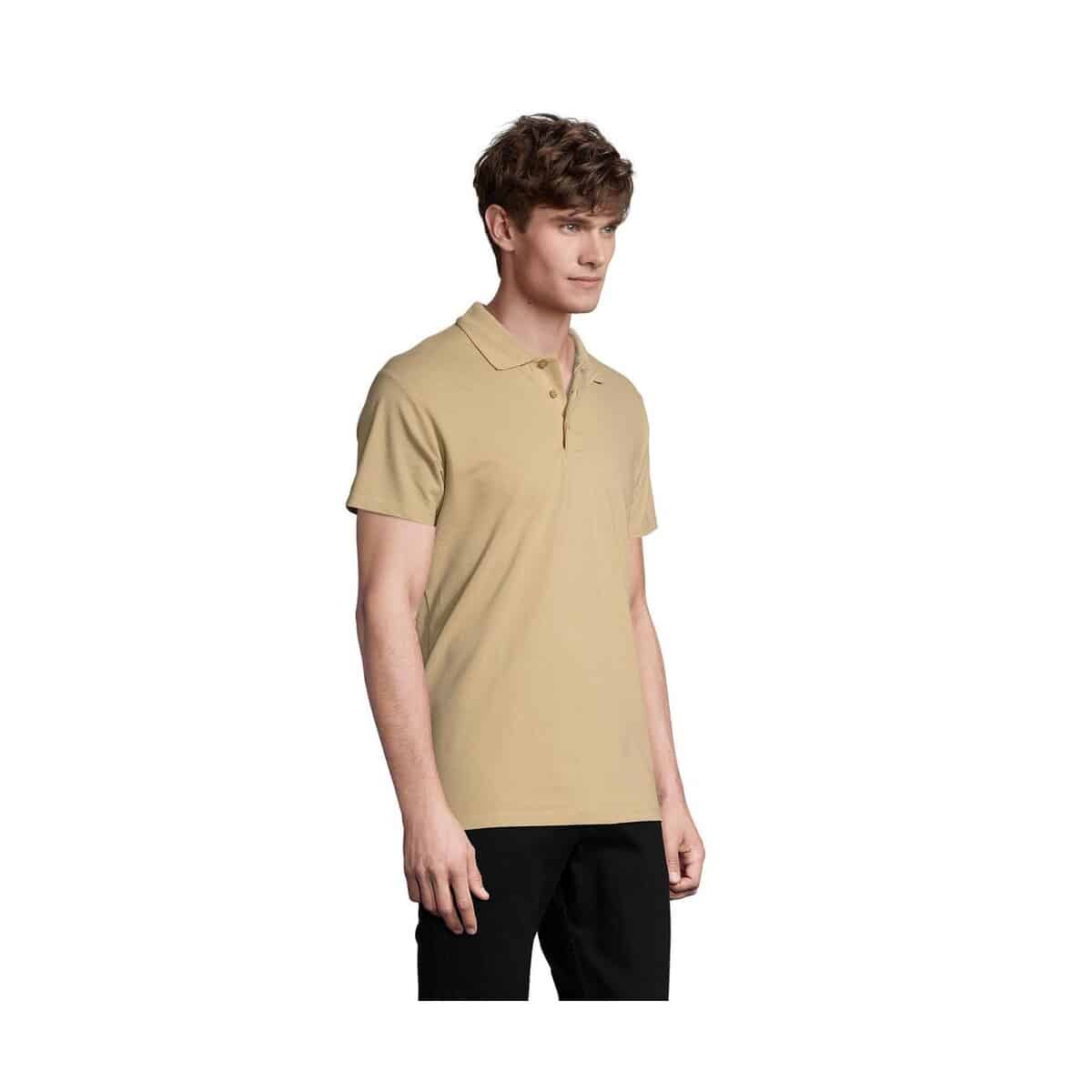 Koszulki polo z logo – spring ii men polo 210g spring ii s11362-sa-side SPRING II MEN Polo 210g SPRING II s11362-sa-side