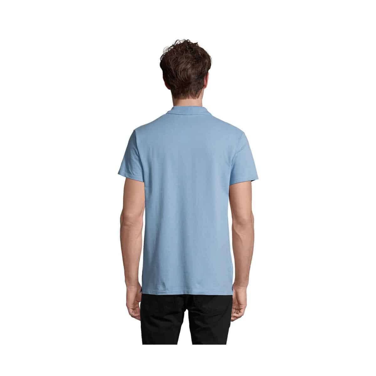 Koszulki polo z logo – spring ii men polo 210g spring ii s11362-sp-back SPRING II MEN Polo 210g SPRING II s11362-sp-back