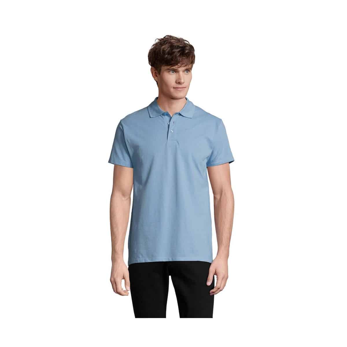 Koszulki polo z logo – spring ii men polo 210g spring ii s11362-sp SPRING II MEN Polo 210g SPRING II s11362-sp