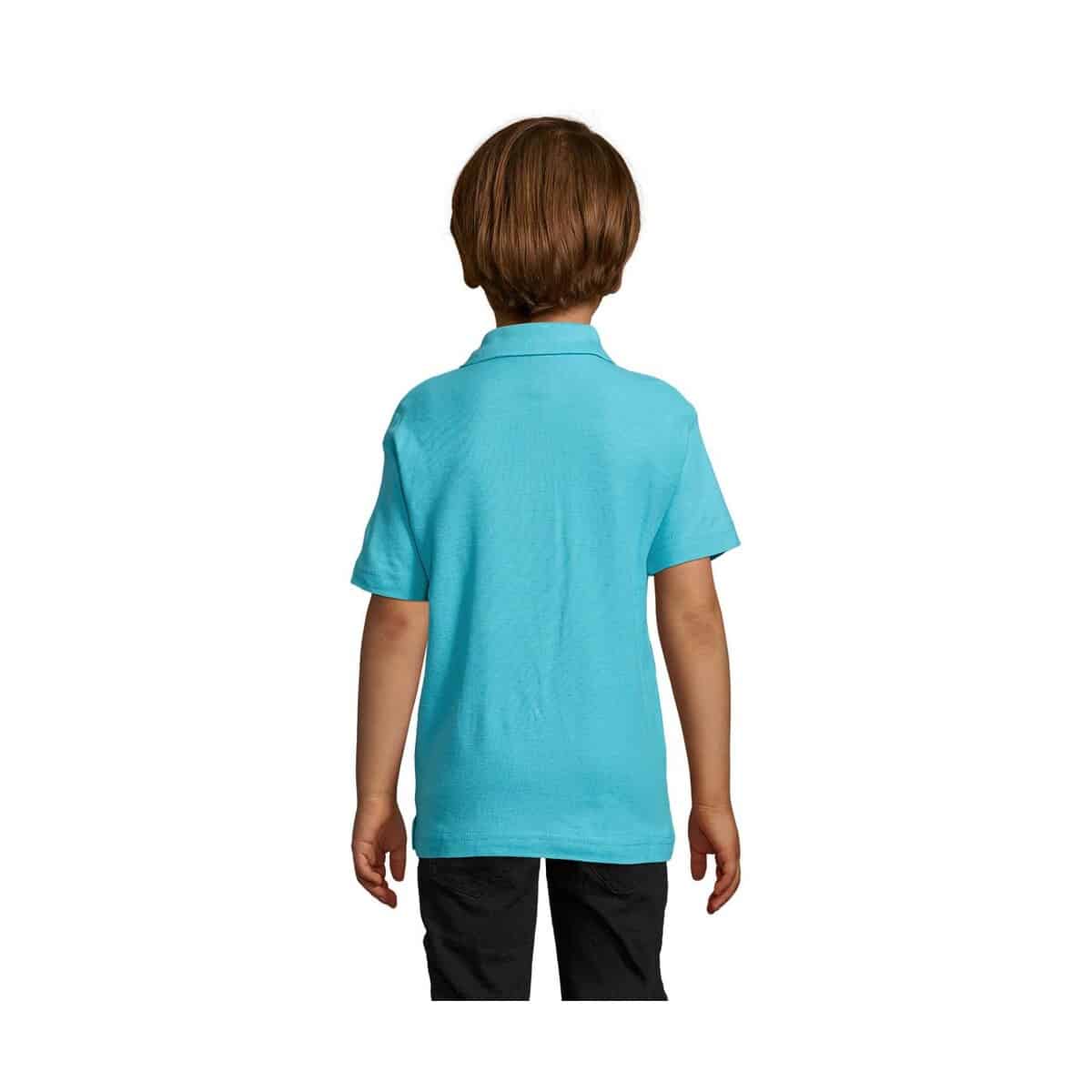 Koszulki polo z logo – summer ii kids polo 170g summer ii kids s11344-al-back SUMMER II KIDS Polo 170g SUMMER II KIDS s11344-al-back