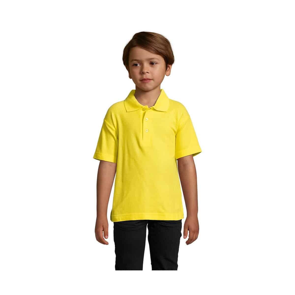 Koszulki polo z logo – summer ii kids polo 170g summer ii kids s11344-go SUMMER II KIDS Polo 170g SUMMER II KIDS s11344-go