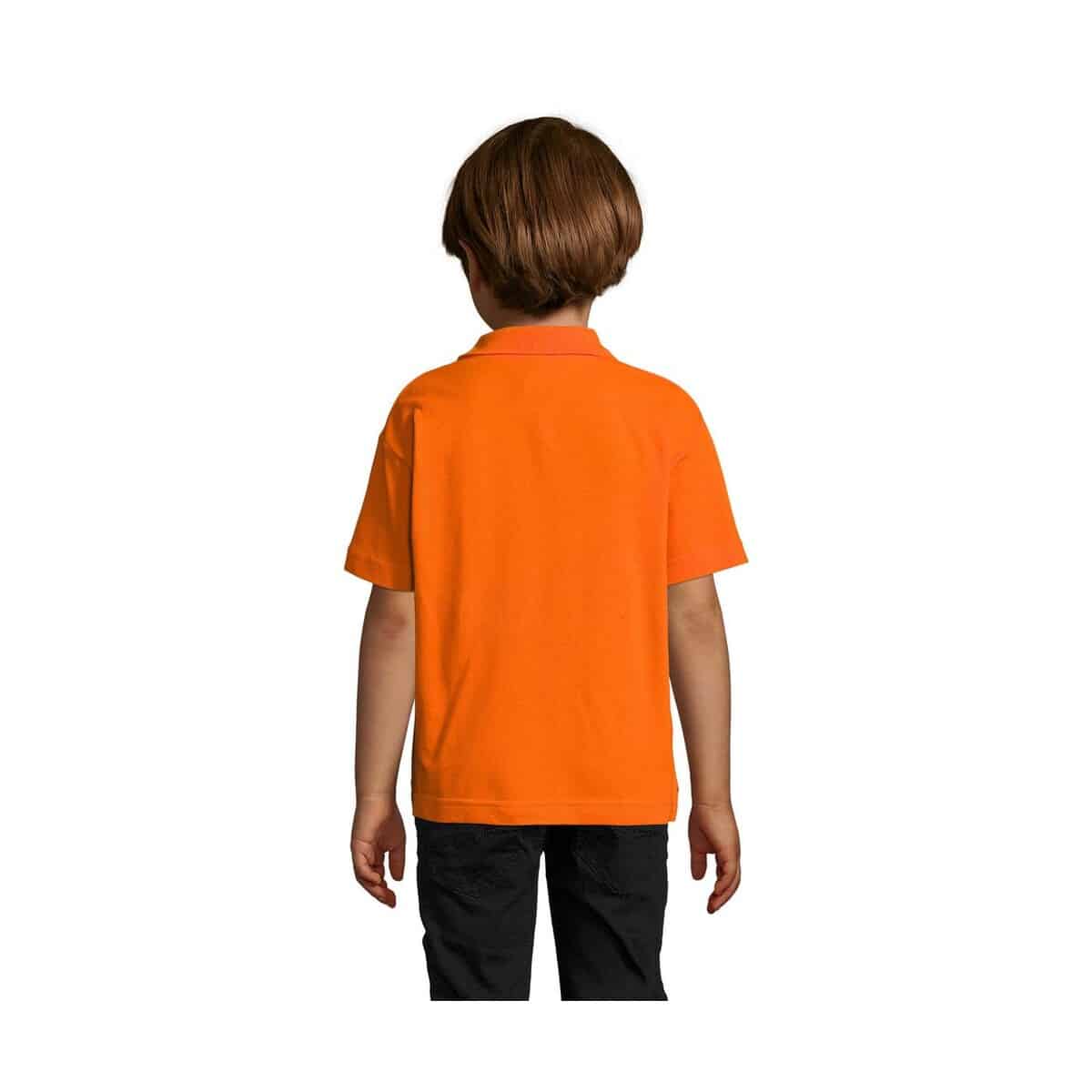 Koszulki polo z logo – summer ii kids polo 170g summer ii kids s11344-or-back SUMMER II KIDS Polo 170g SUMMER II KIDS s11344-or-back