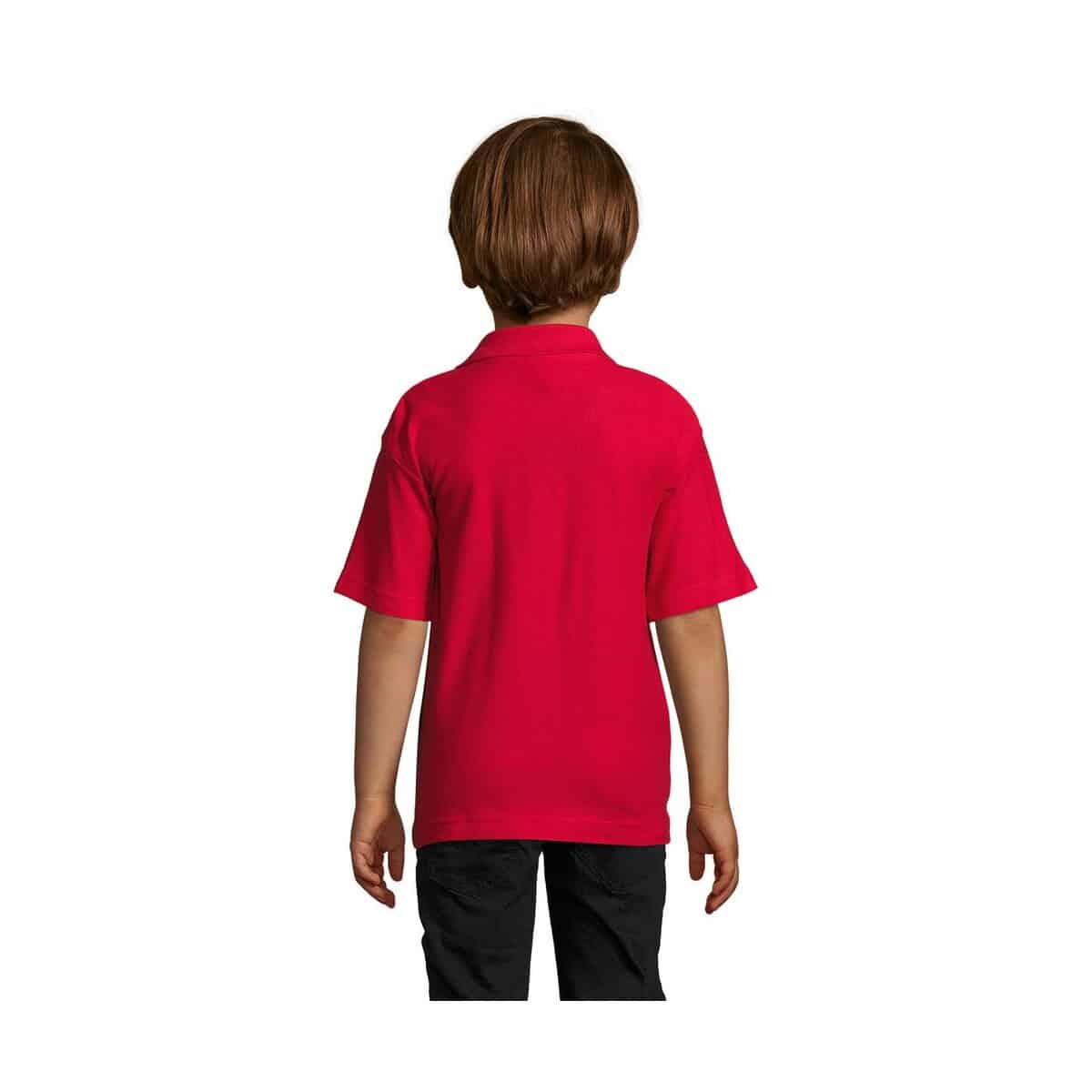 Koszulki polo z logo – summer ii kids polo 170g summer ii kids s11344-rd-back SUMMER II KIDS Polo 170g SUMMER II KIDS s11344-rd-back