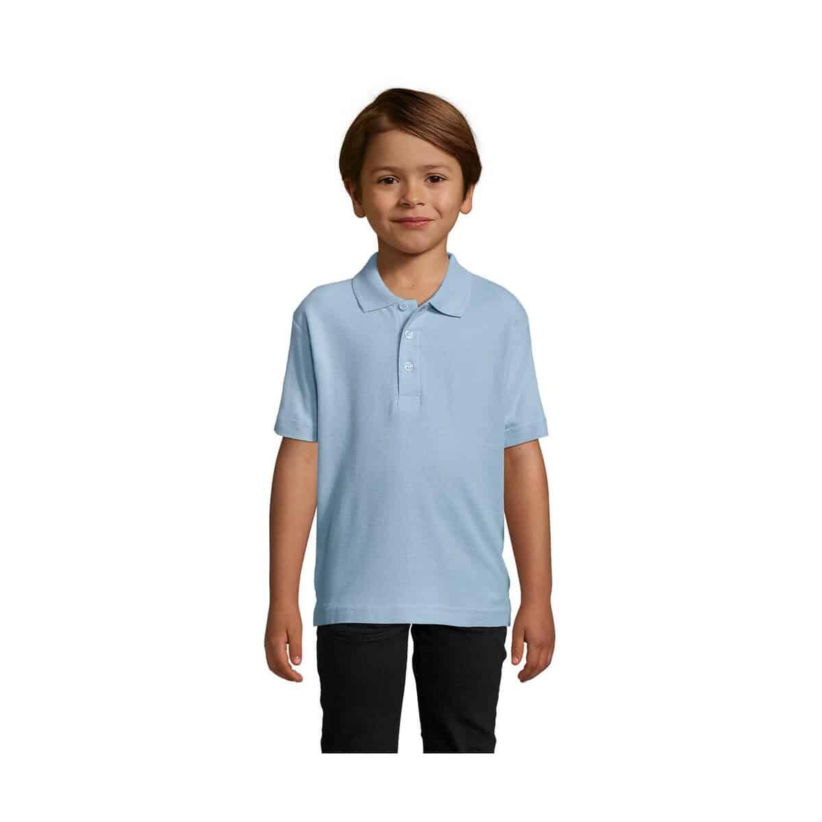 Koszulki polo z logo – summer ii kids polo 170g summer ii kids s11344-sp SUMMER II KIDS Polo 170g SUMMER II KIDS s11344-sp