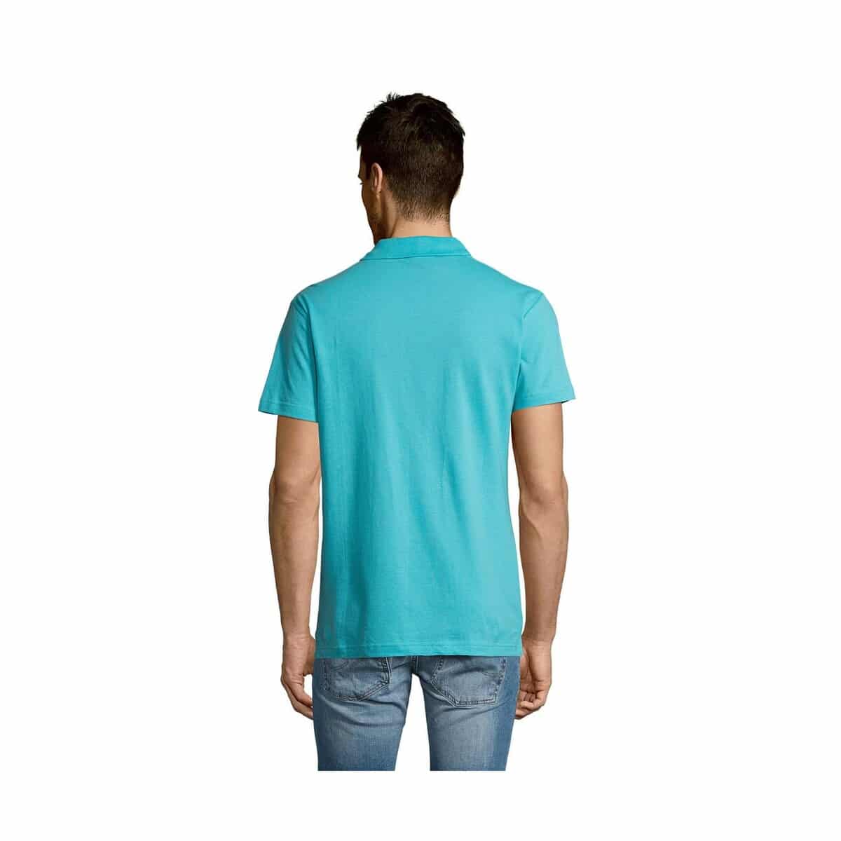 Koszulki polo z logo – summer ii men polo 170g summer ii s11342-al-back SUMMER II MEN polo 170g SUMMER II s11342-al-back