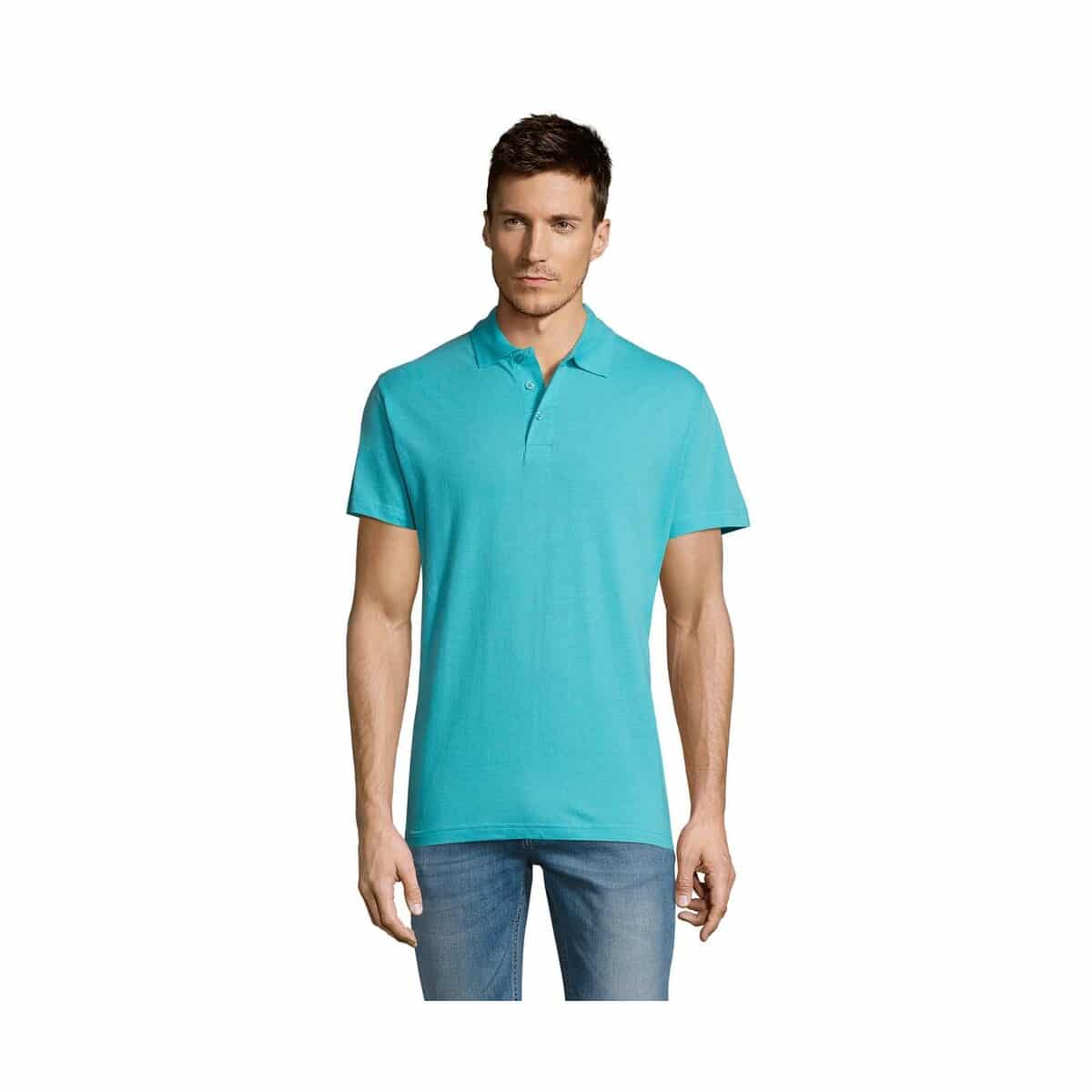 Koszulki polo z logo – summer ii men polo 170g summer ii s11342-al SUMMER II MEN polo 170g SUMMER II s11342-al