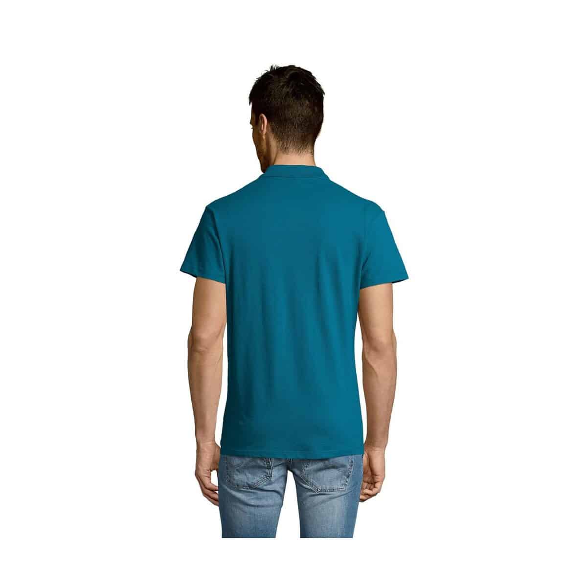 Koszulki polo z logo – summer ii men polo 170g summer ii s11342-du-back SUMMER II MEN polo 170g SUMMER II s11342-du-back