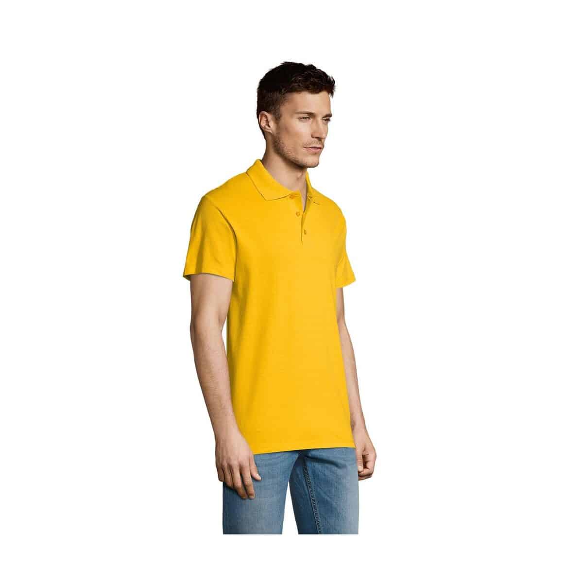 Koszulki polo z logo – summer ii men polo 170g summer ii s11342-go-side SUMMER II MEN polo 170g SUMMER II s11342-go-side